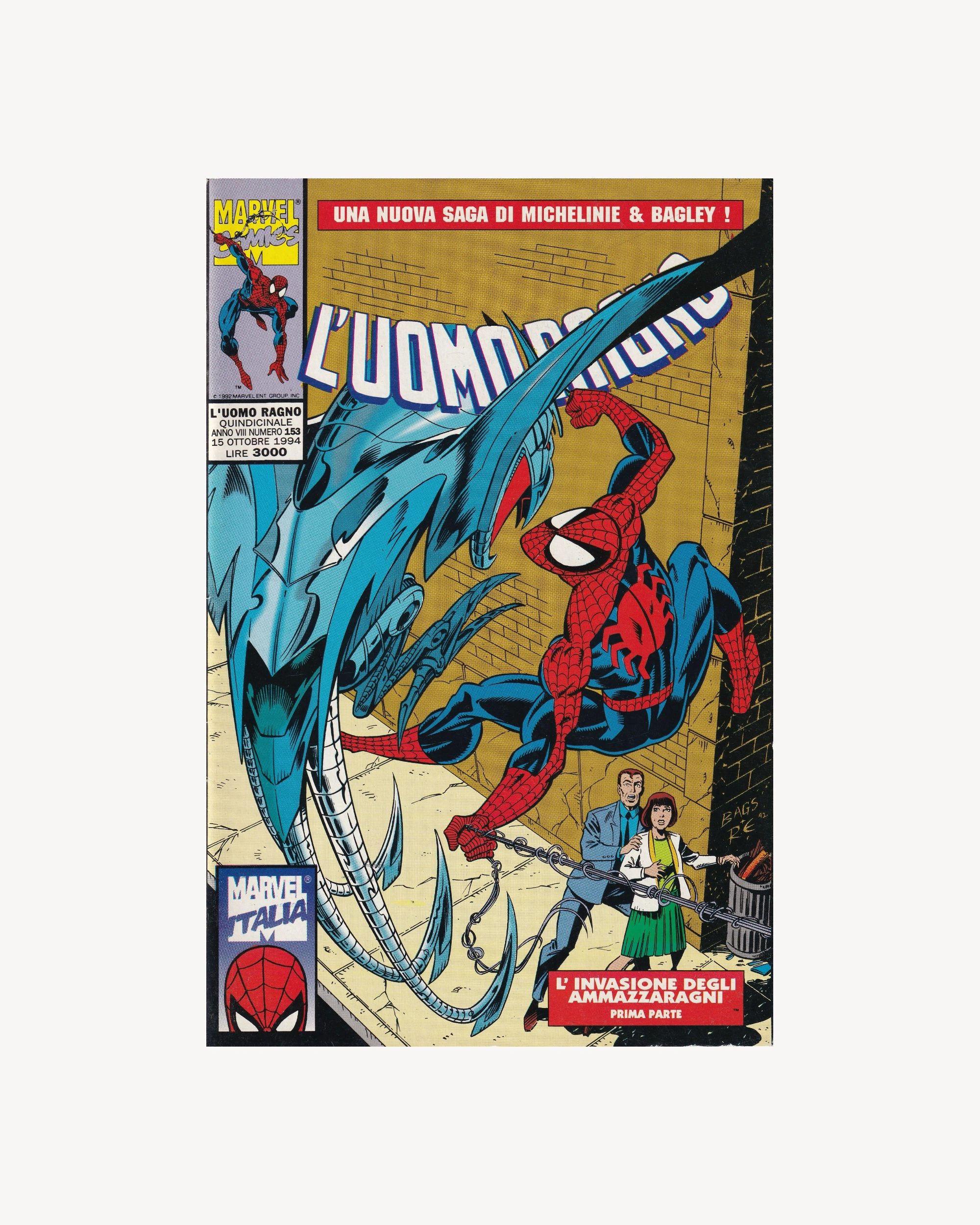 L’Uomo Ragno - L’Invasione degli Ammazzaragni I Parte n.153 1994 Comics Marvel Comics