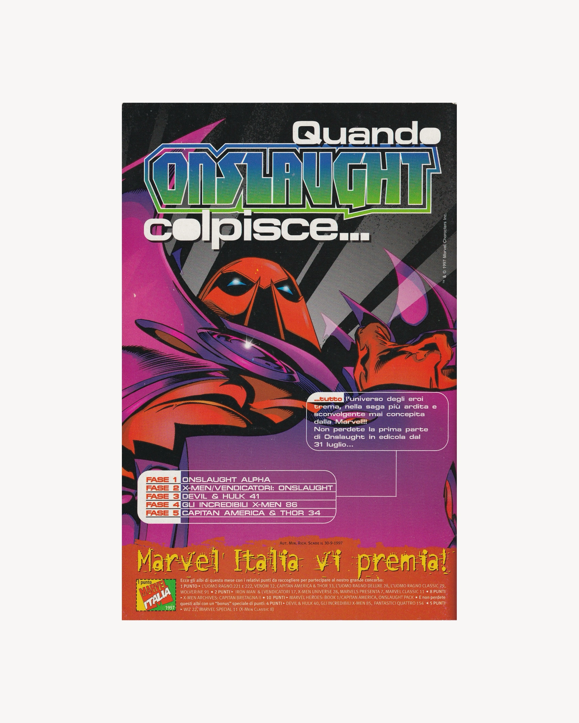 L’Uomo Ragno - Swarm! N.222 1997 Comics Marvel Comics