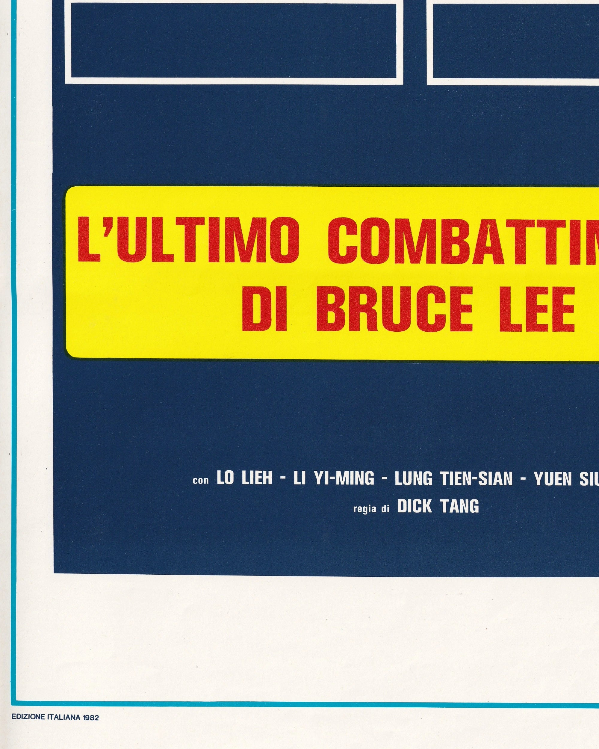 L’ultimo Combattimento di Bruce Lee Cinema Posters Props!