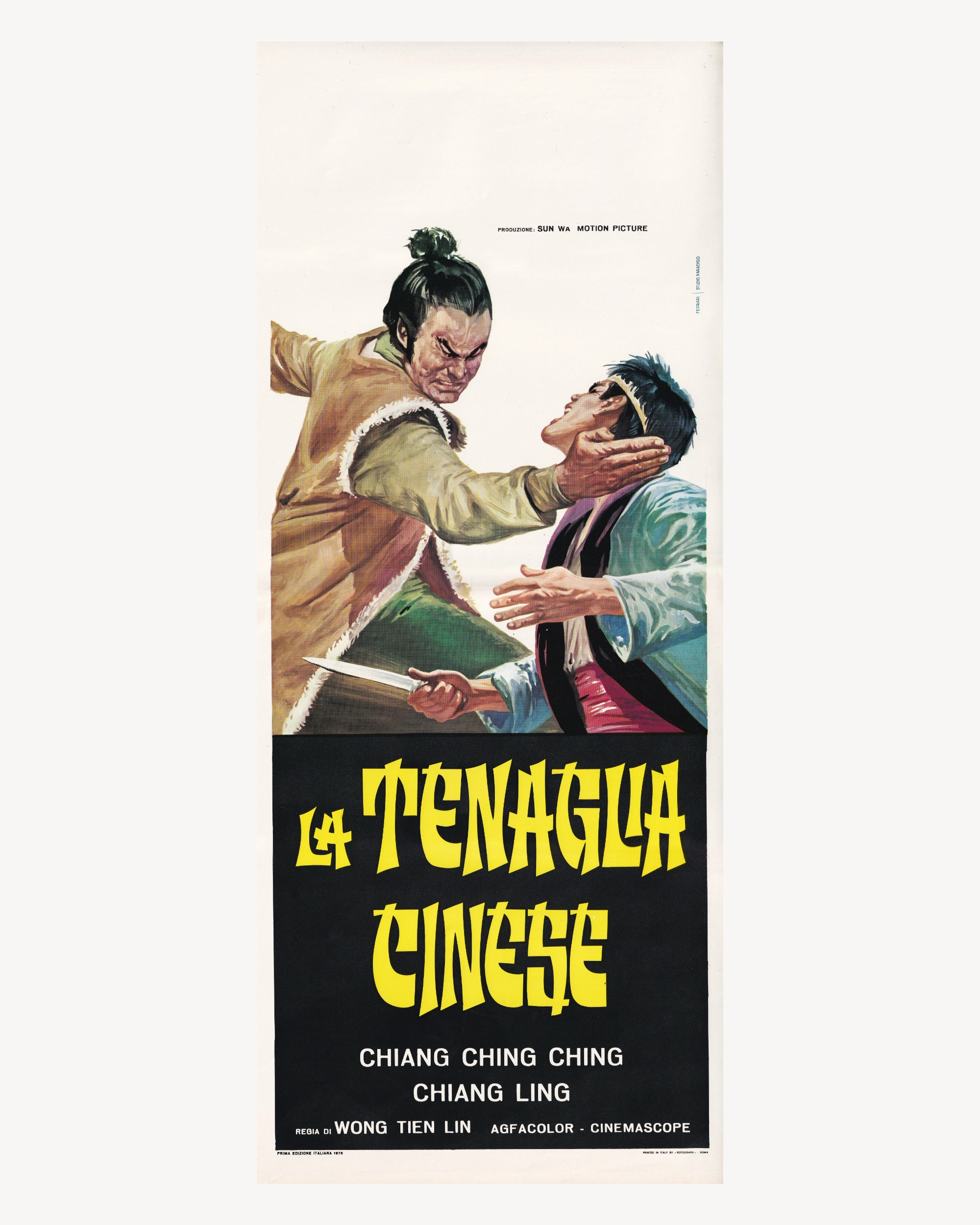 La Tenaglia Cinese Cinema Posters Props!
