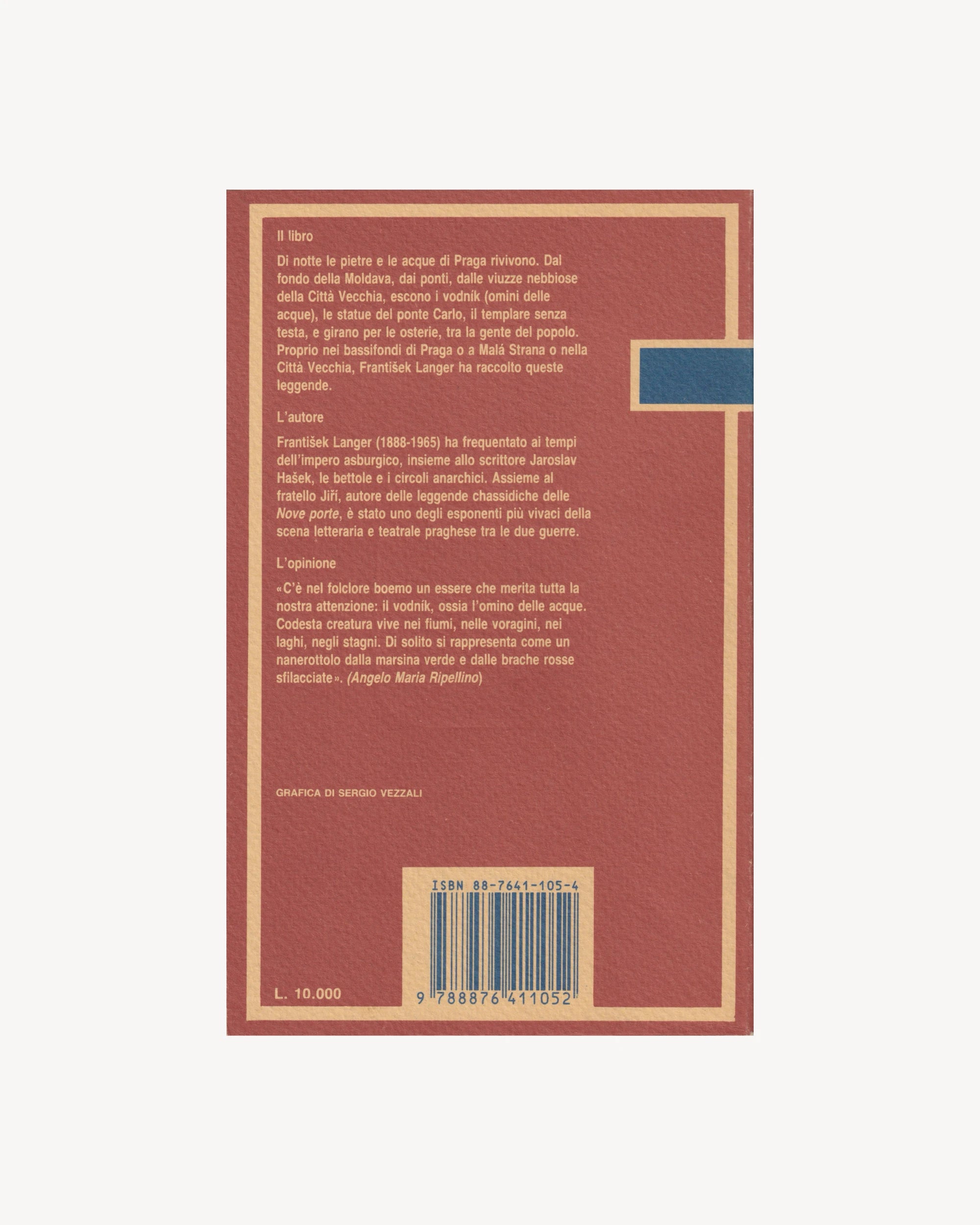 Leggende Praghesi - František Langer Old Books Props!
