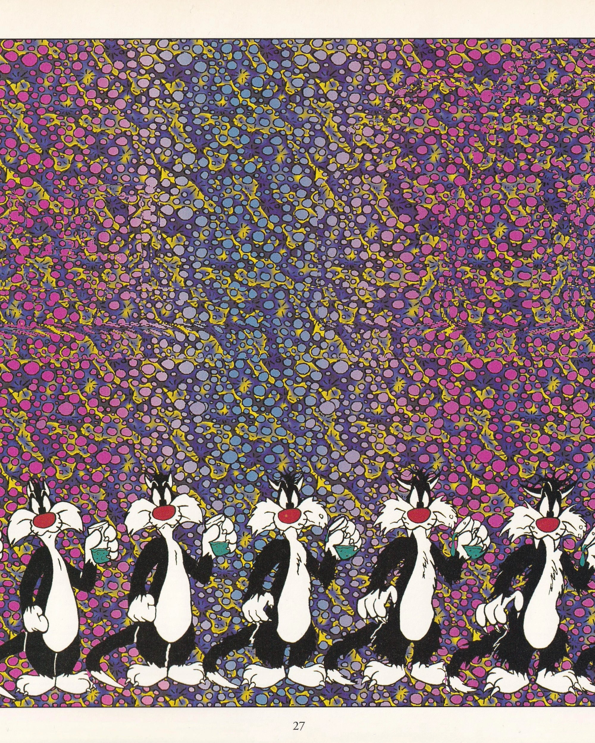 Looney Tunes "Magic Eye" - N.E. Thing Enterprises 1995 Old Books Universal Press Syndicate Company
