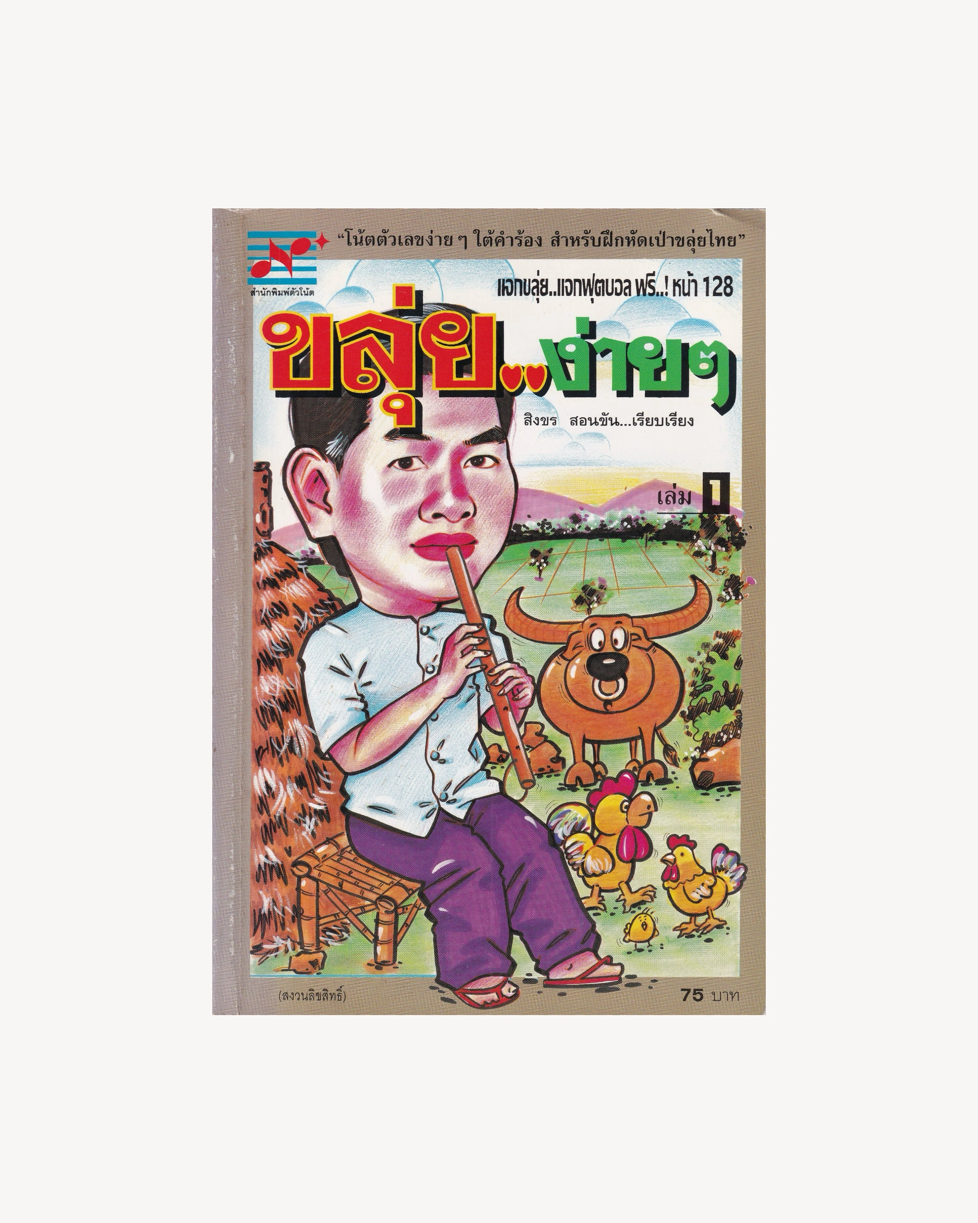 Manual for learning how to lay the "Khlui" flute vol.1 - Thai Thai Books Props!