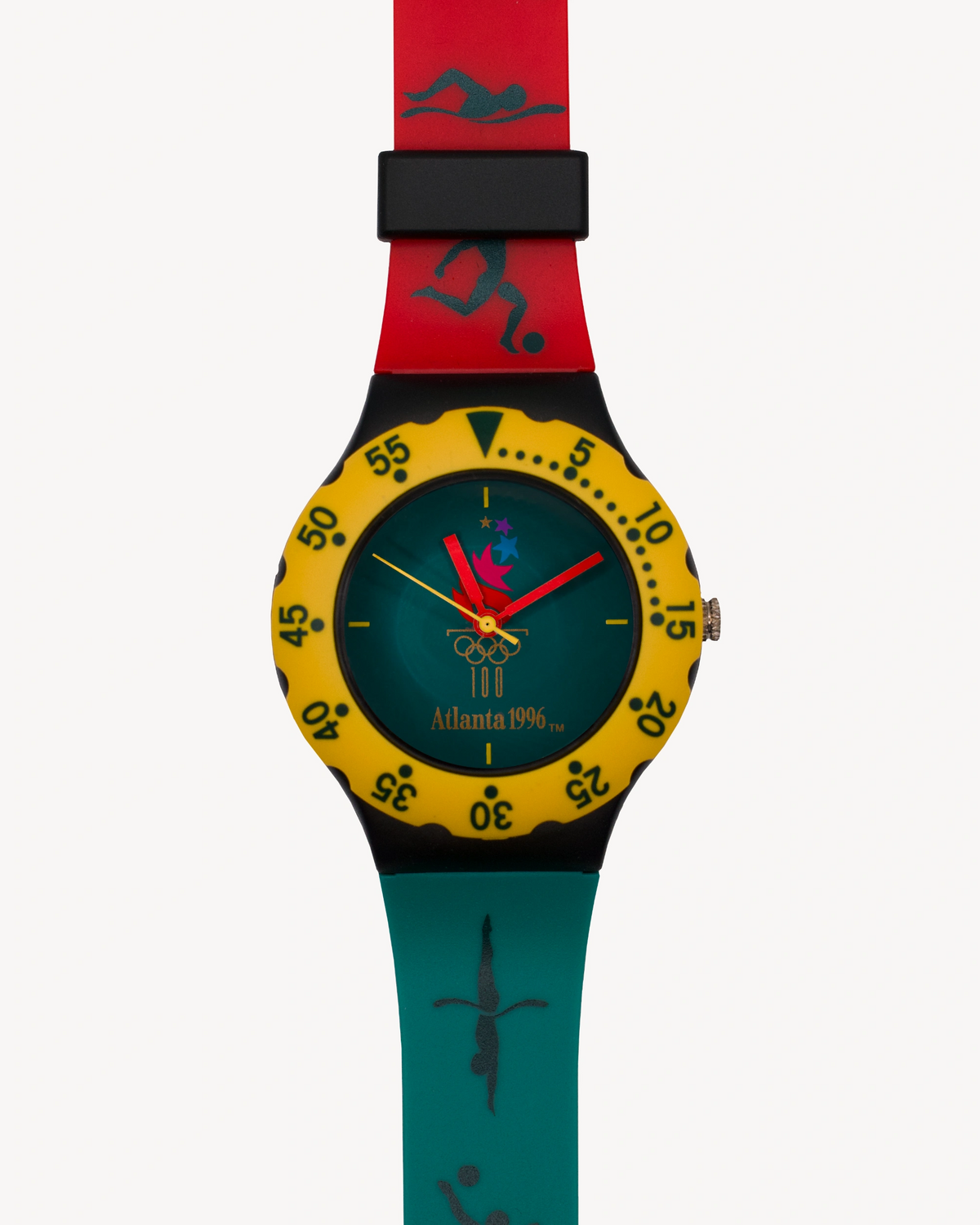 McDonald's “Atlanta 1996 Centennial Olympic Games” Red/Teal Watch Watches McDonald's