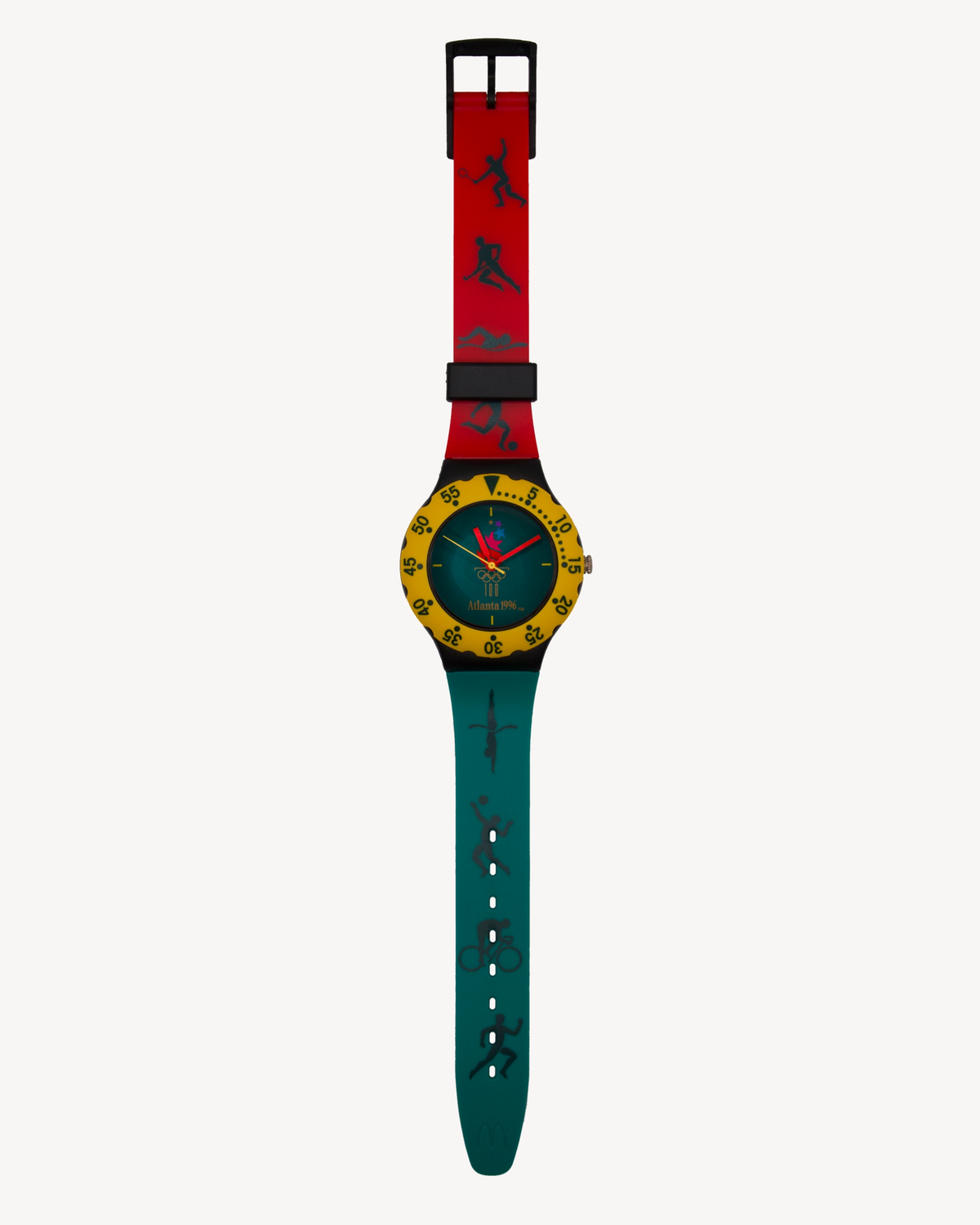 McDonald's “Atlanta 1996 Centennial Olympic Games” Red/Teal Watch Watches McDonald's