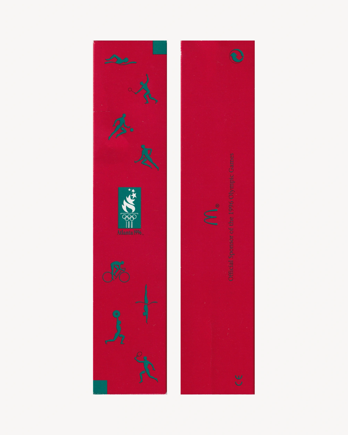 McDonald's “Atlanta 1996 Centennial Olympic Games” Red/Teal Watch Watches McDonald's