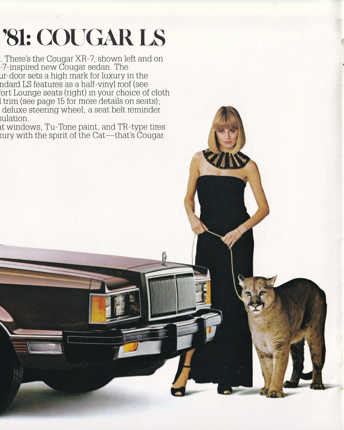 Mercury Cougar 1981 Catalogue Catalogues Lincoln-Mercury Ford