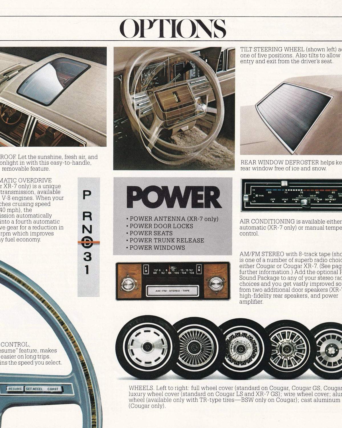Mercury Cougar 1981 Catalogue Catalogues Lincoln-Mercury Ford