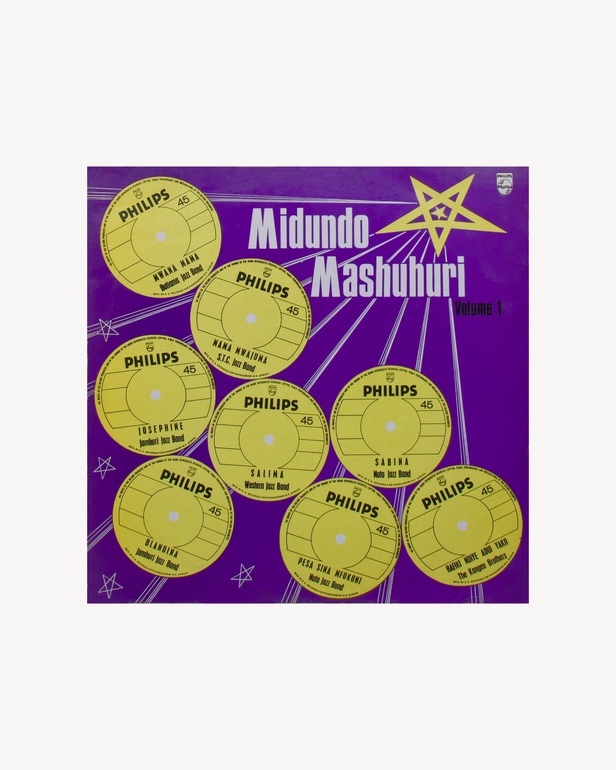 Midundo Mashuhuri Vol. 1 LP Philips