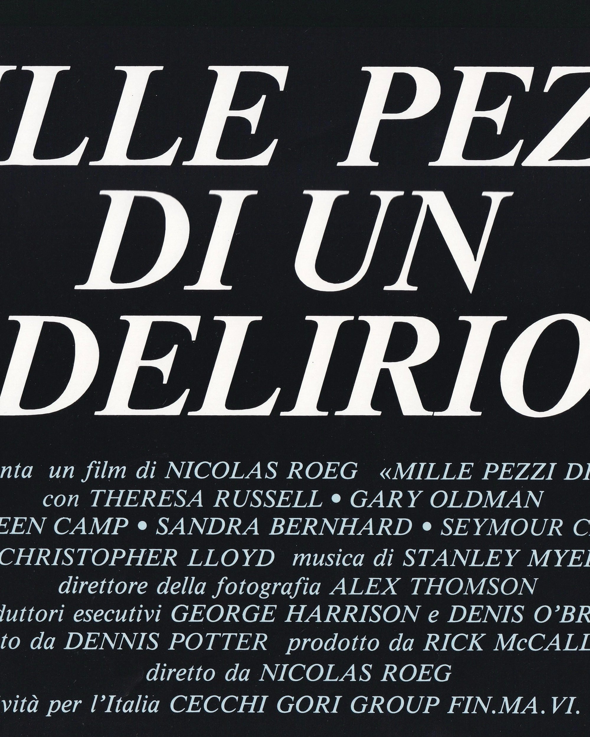 Mille Pezzi di un Delirio Cinema Posters Props!