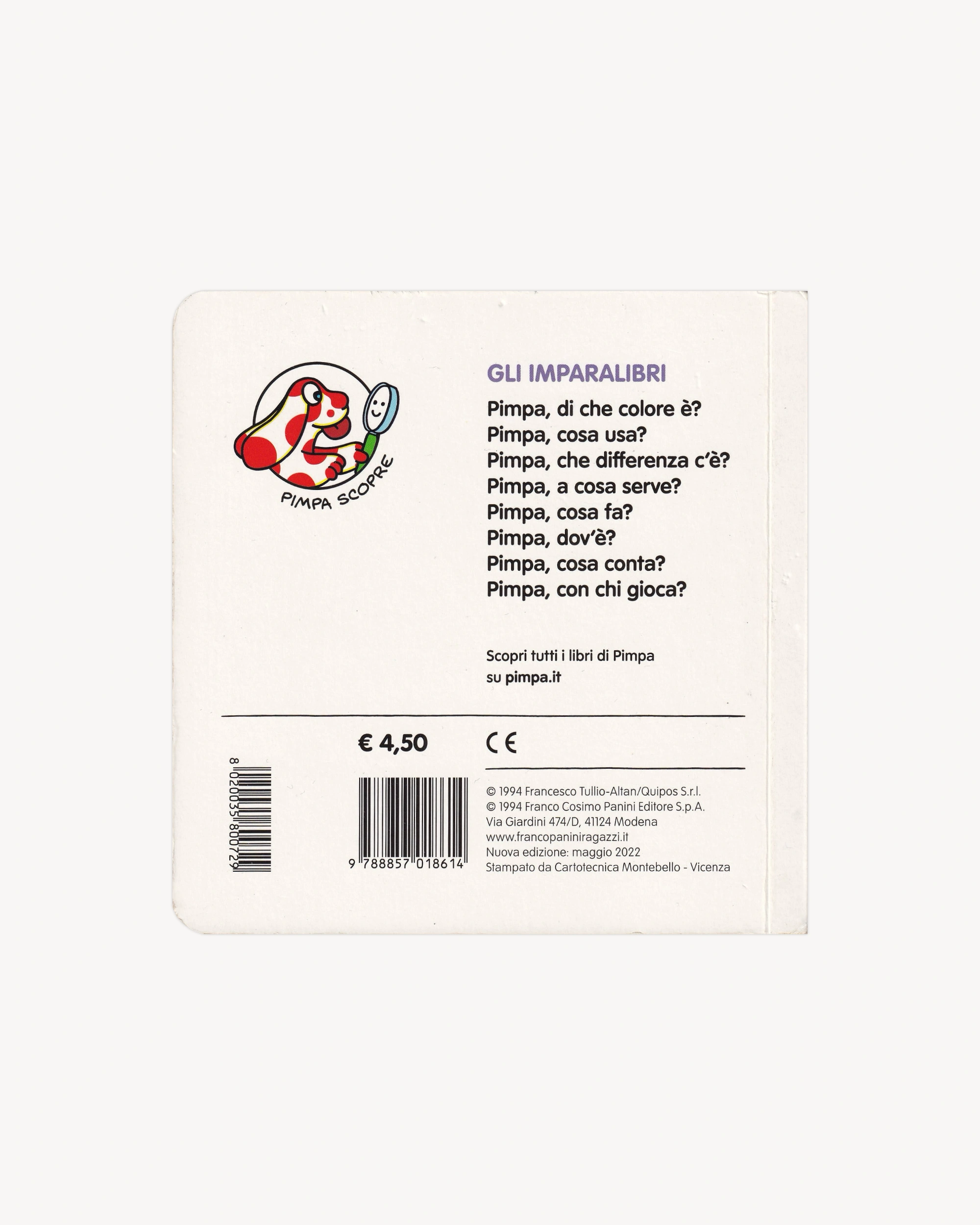 PIMPA a cosa serve? Kids Panini Ragazzi