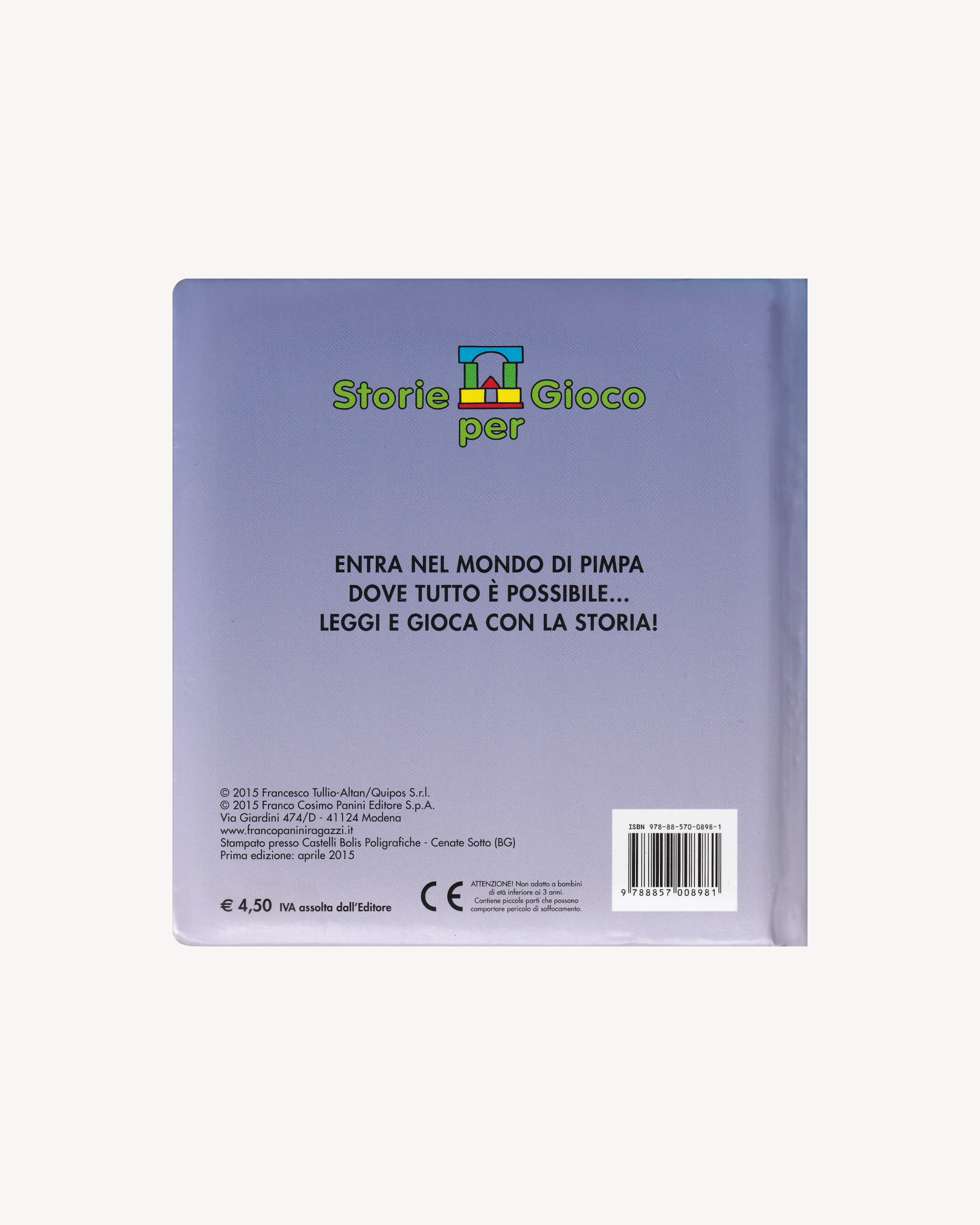 PIMPA il coccodrillo Bibo Kids Panini Ragazzi