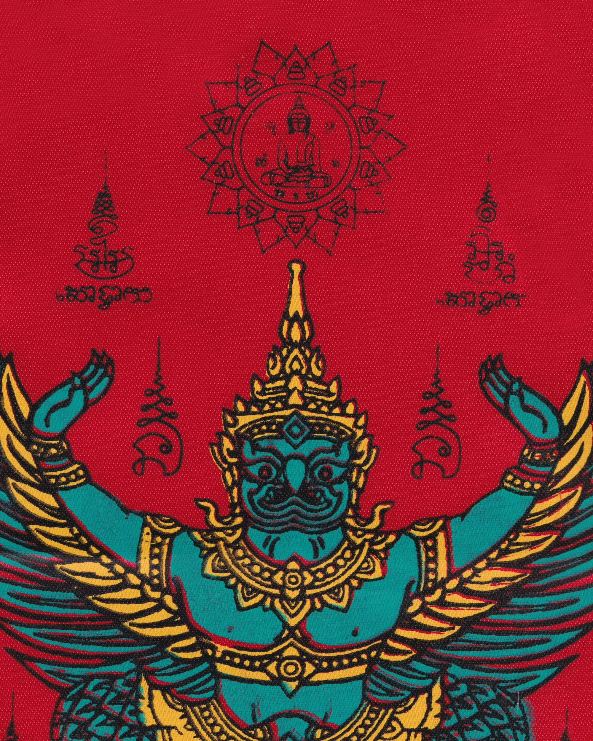 Pha Yant “Garuda” red Pha Yant Props!