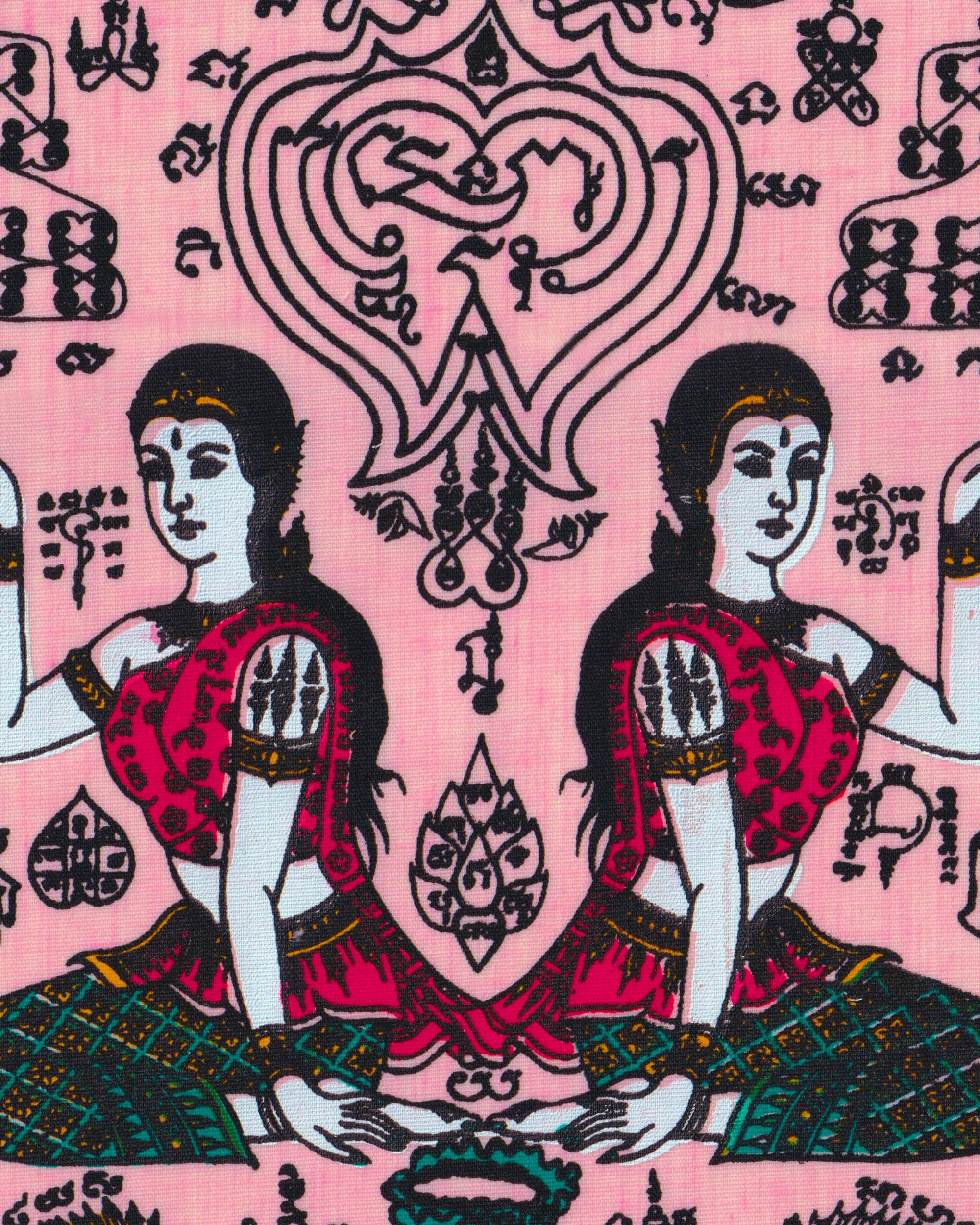 Pha Yant “Nang Kwak” pink Pha Yant Props!