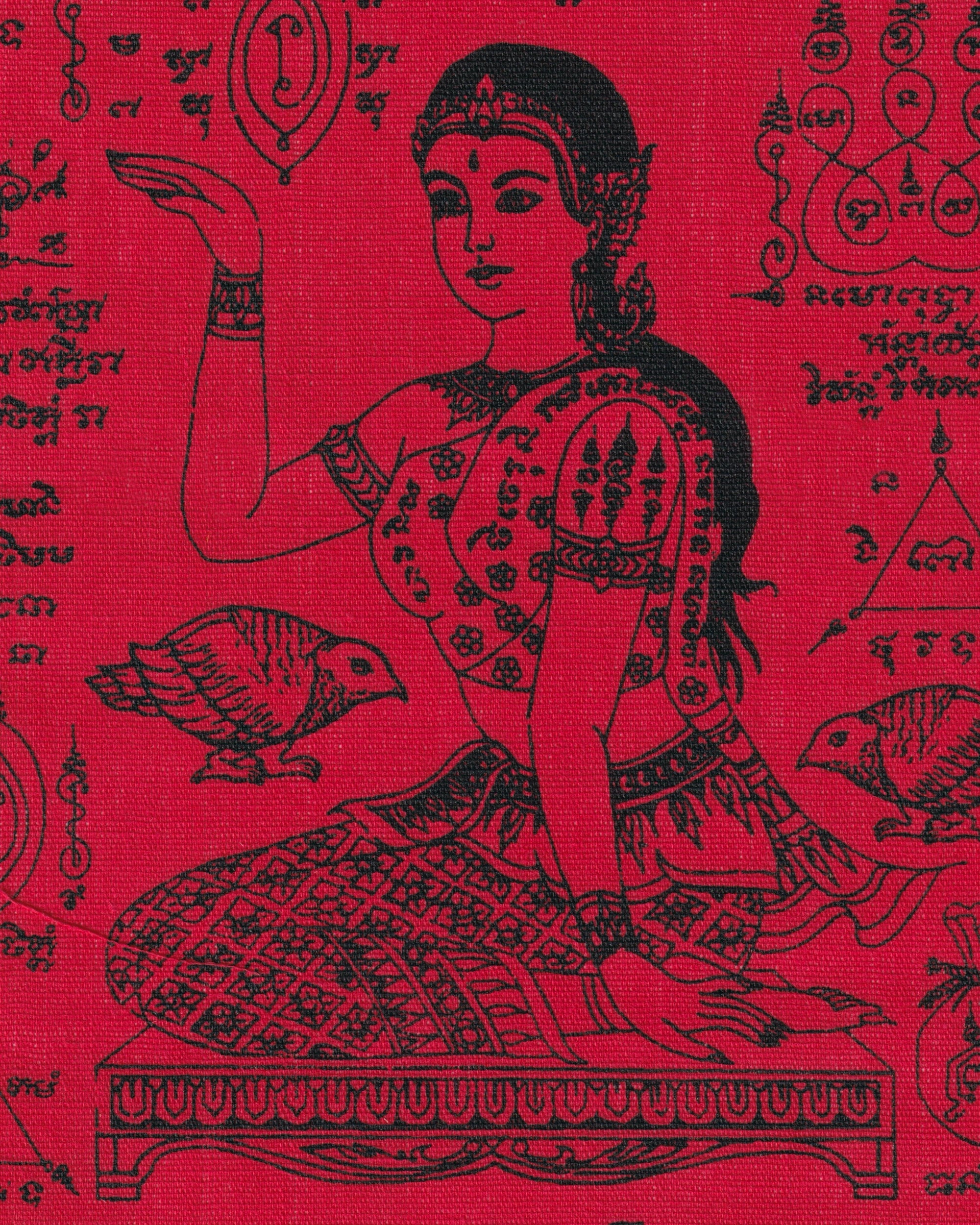 Pha Yant “Nang Kwak” red Pha Yant Props!