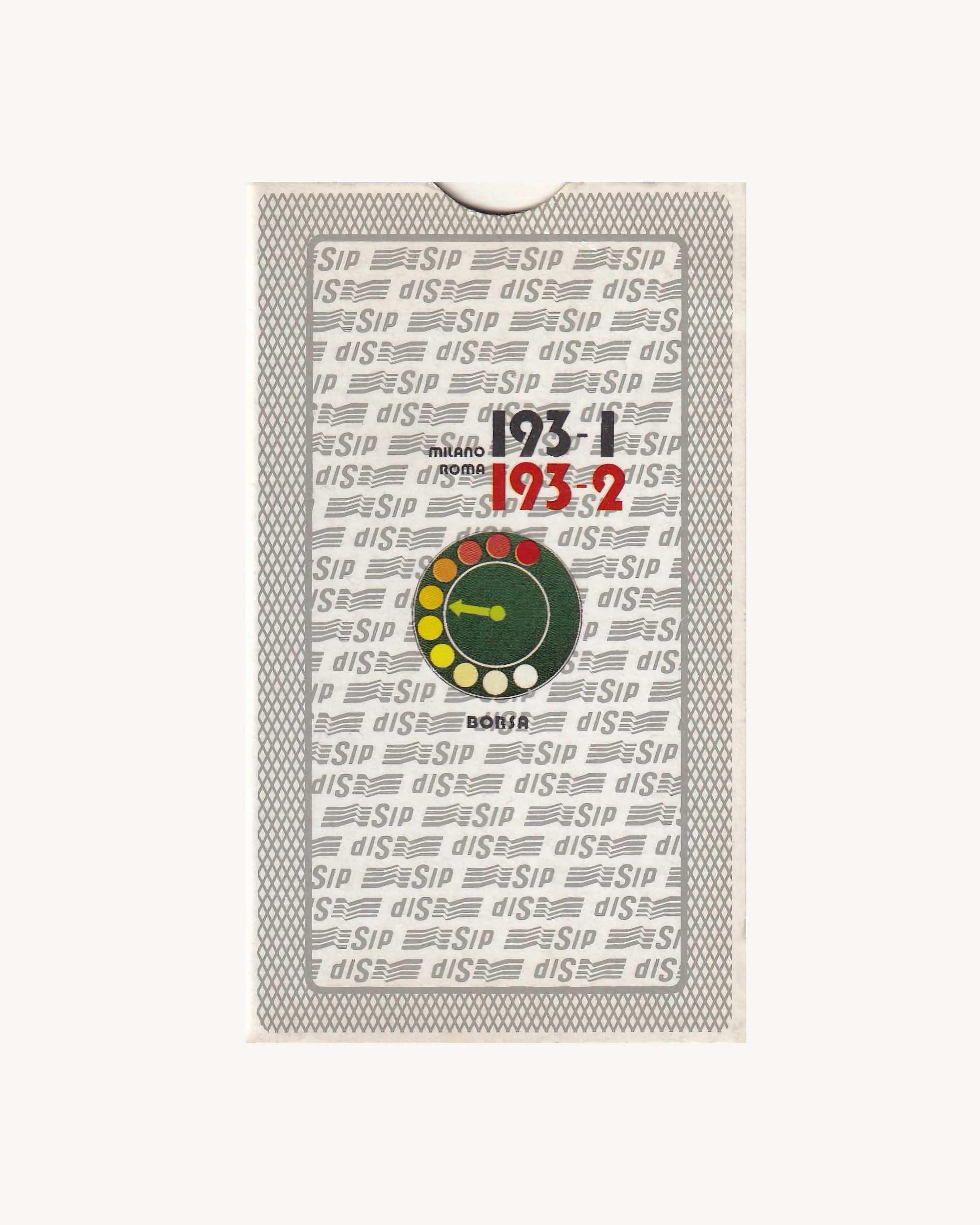 Playing Cards SIP 193-1/2 Playing Cards Dal Negro