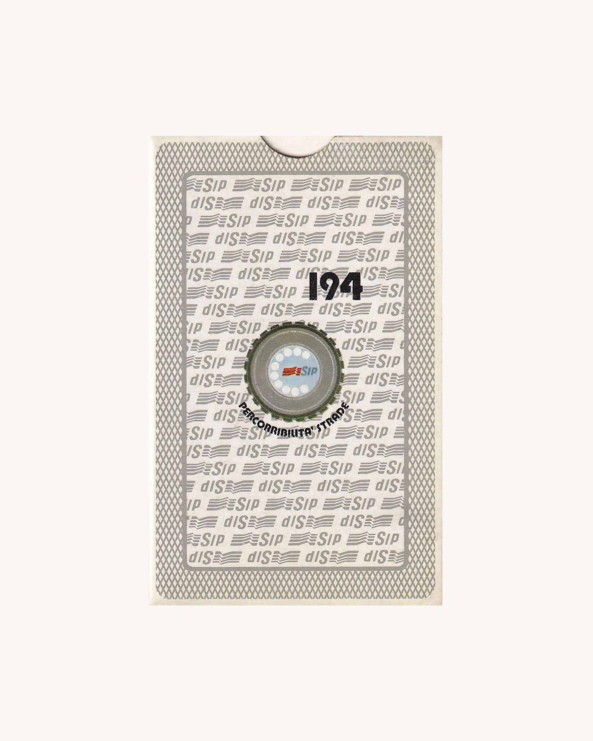 Playing Cards SIP 194 Playing Cards Dal Negro
