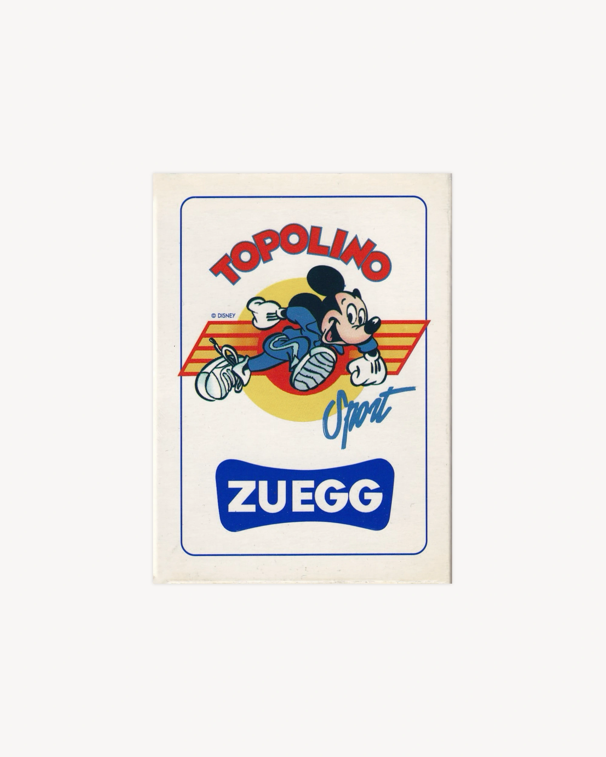 Playing Cards Topolino Sport Zuegg Playing Cards Zuegg