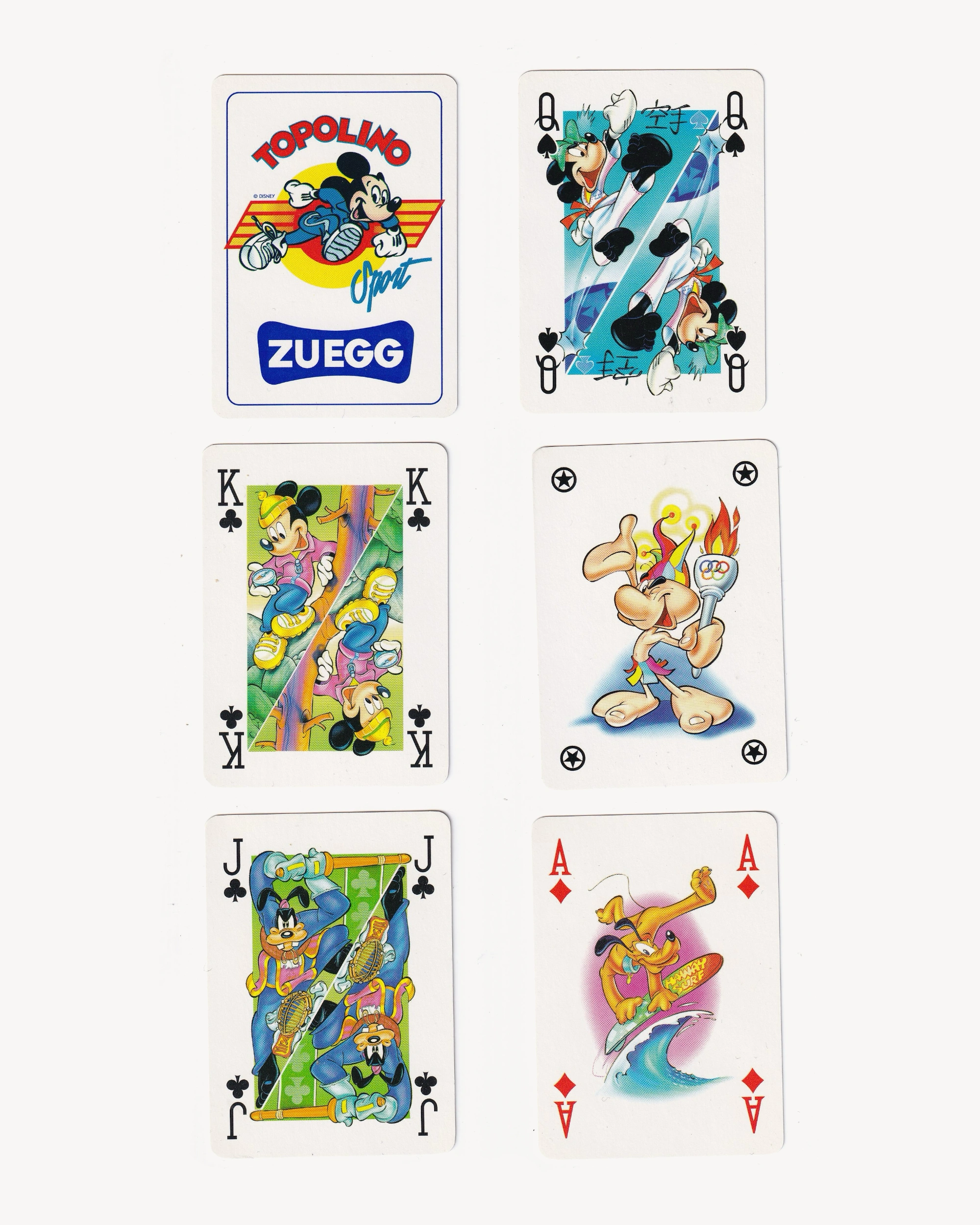Playing Cards Topolino Sport Zuegg Playing Cards Zuegg