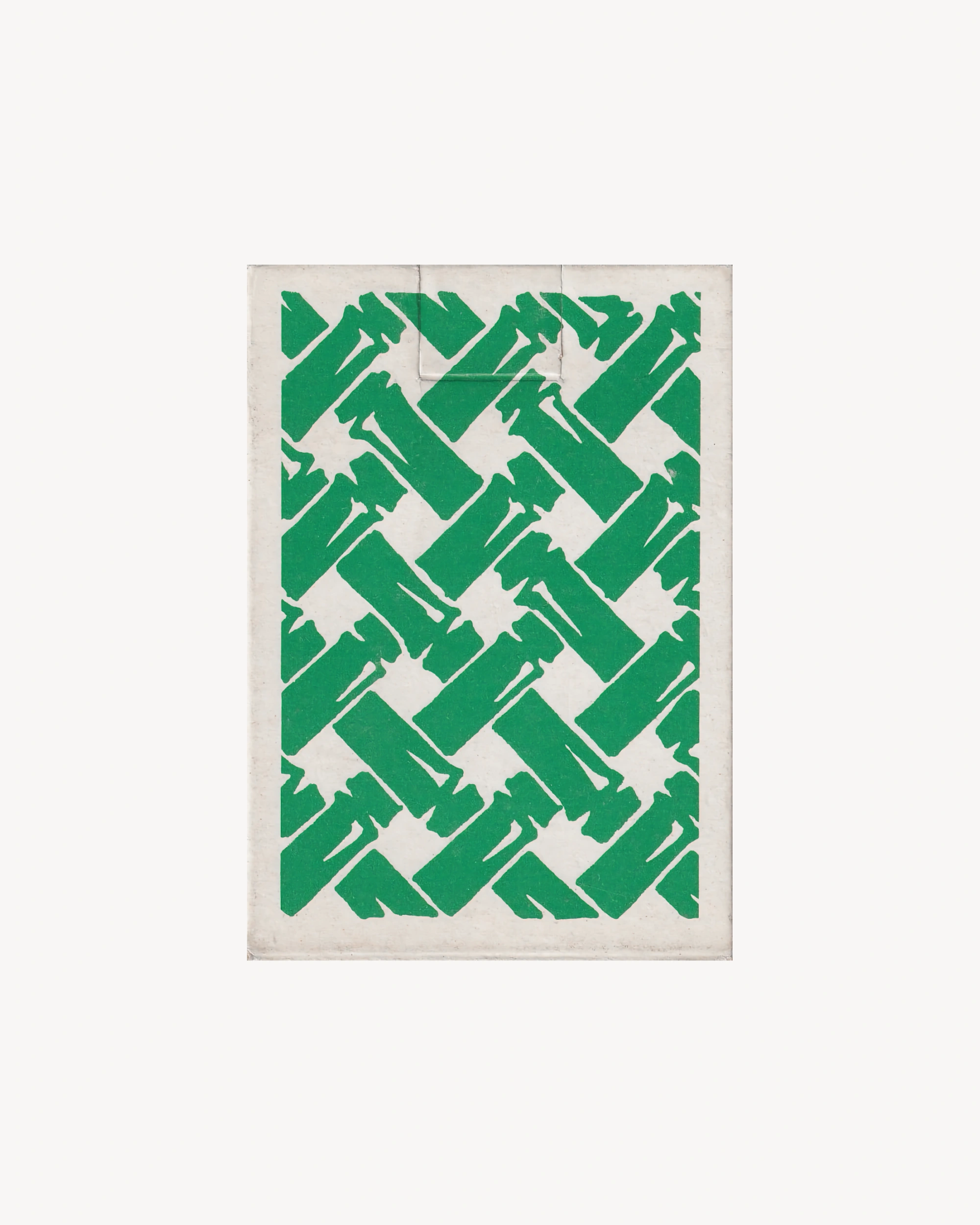Playing Cards "Bamboo" Green Playing Cards Cartamundi