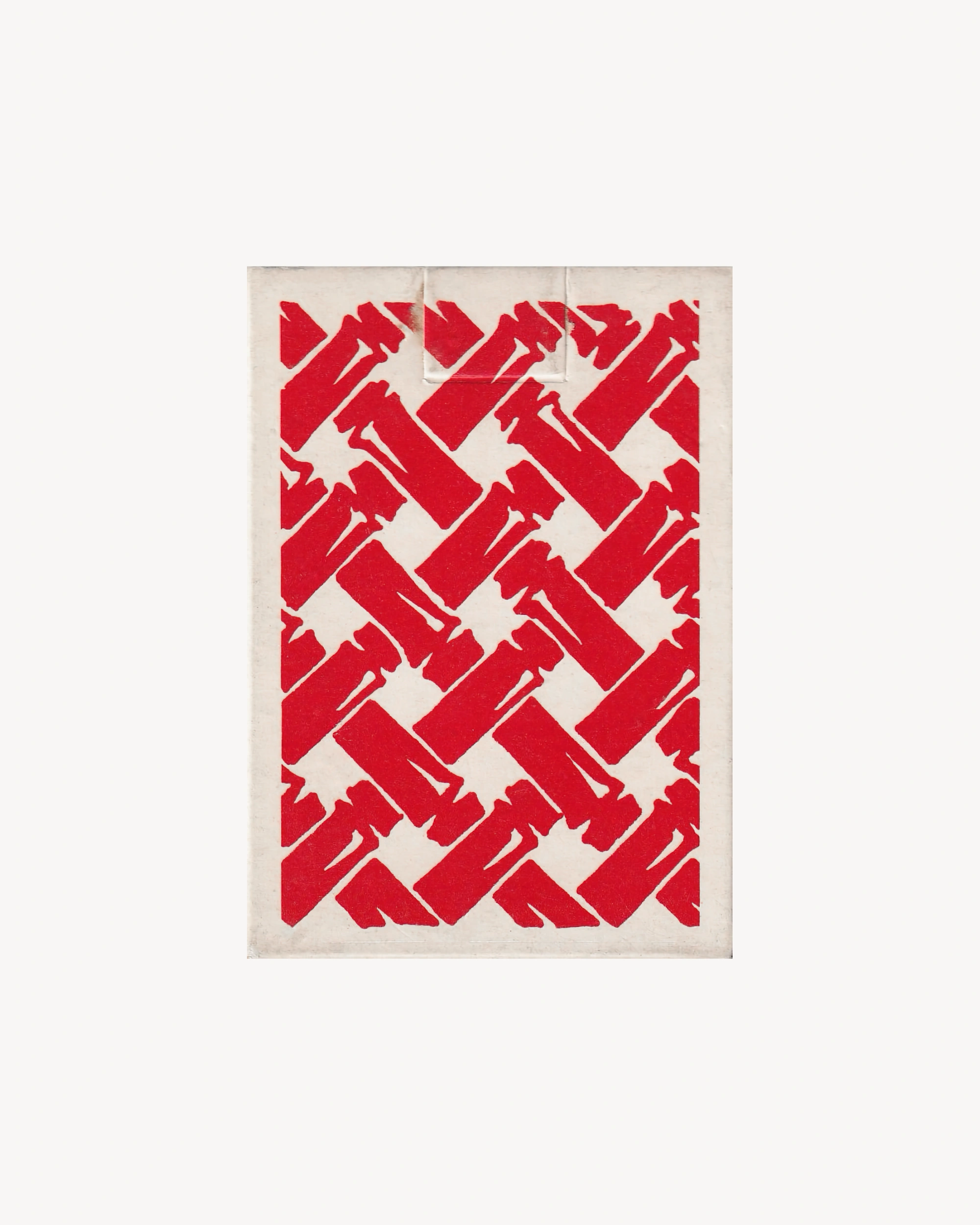 Playing Cards "Bamboo" Red Playing Cards Cartamundi