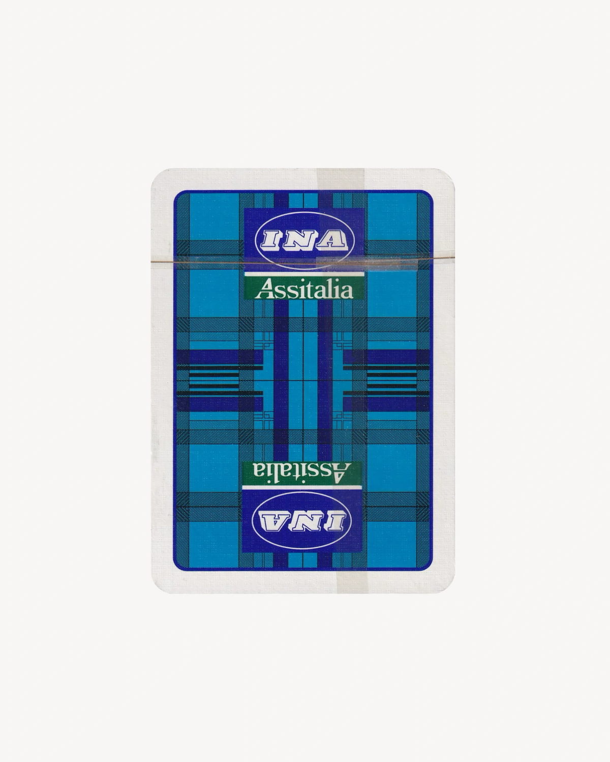 Playing Cards "INA Assitalia" Blue Playing Cards Dal Negro