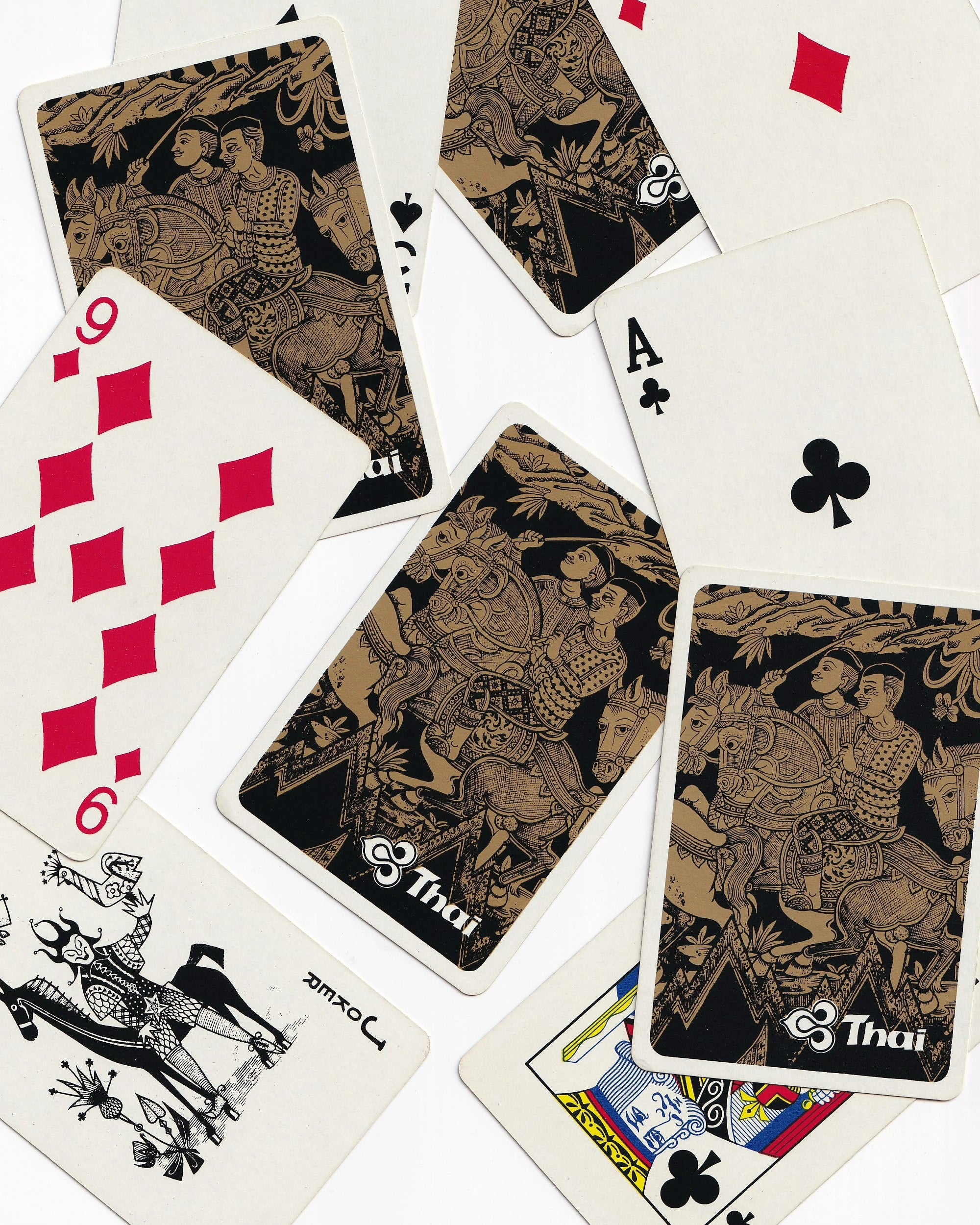 Playing Cards Thai Airways
