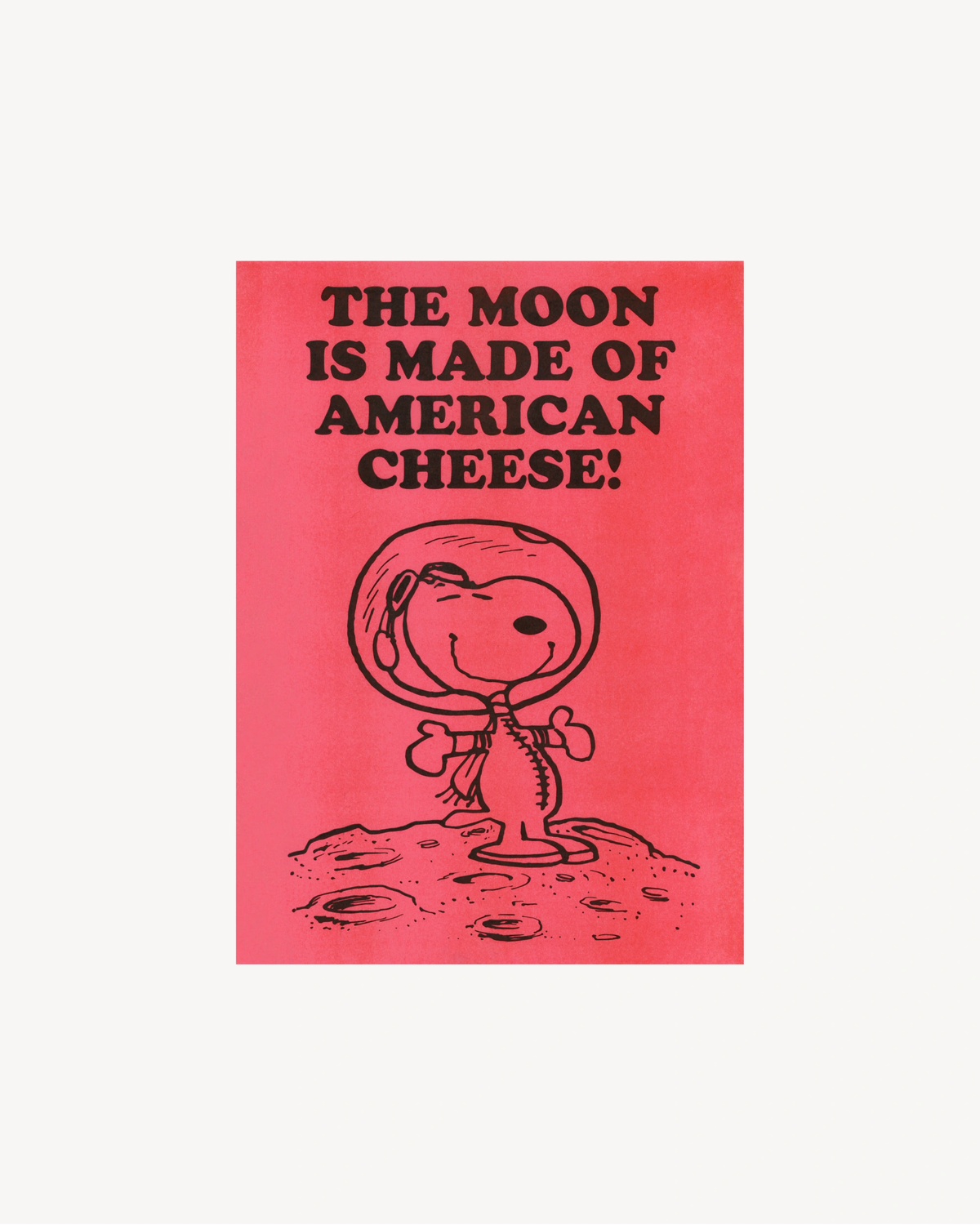 Postcard - S.E.L.A. - “Snoopy - American Cheese” Risograph