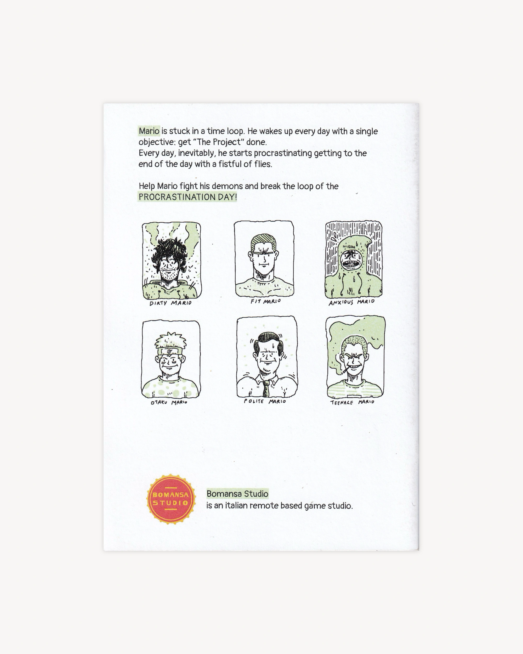 Procrastination Day - Bomansa Studio - English Mags & Zines Bomansa Studio