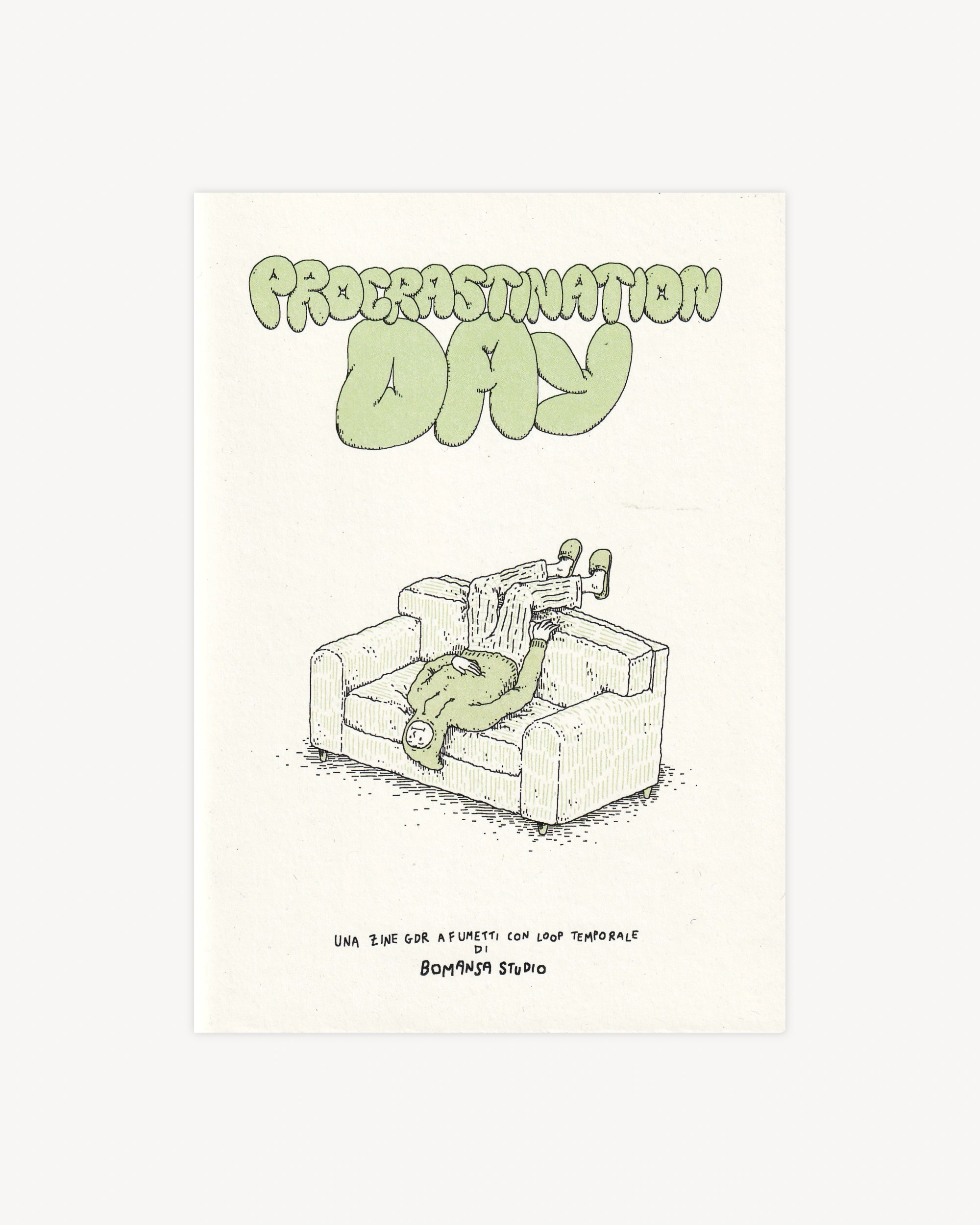 Procrastination Day - Bomansa Studio - Italian Zines Bomansa Studio