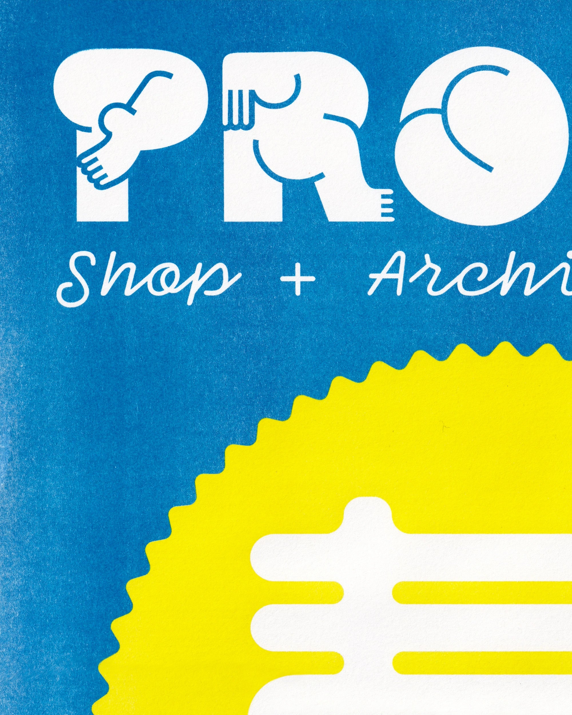 Props! “Double Happiness” Risograph - blue Risograph Props!