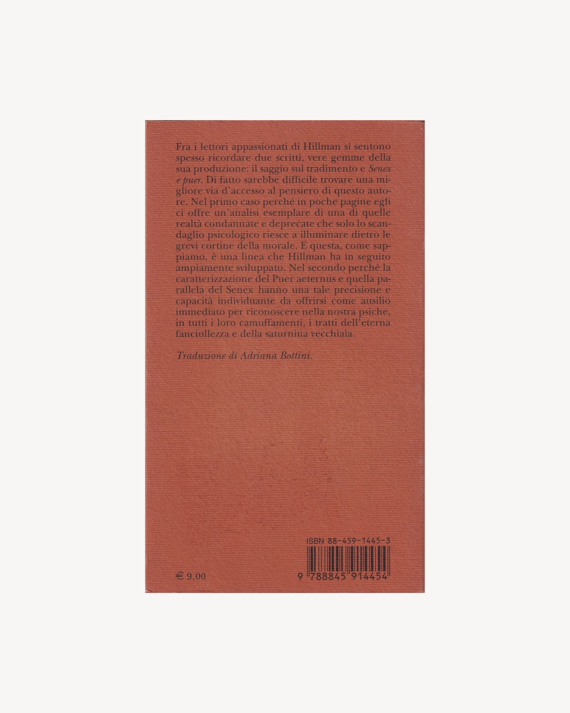 Puer aeternus - James Hillman Old Books Adelphi