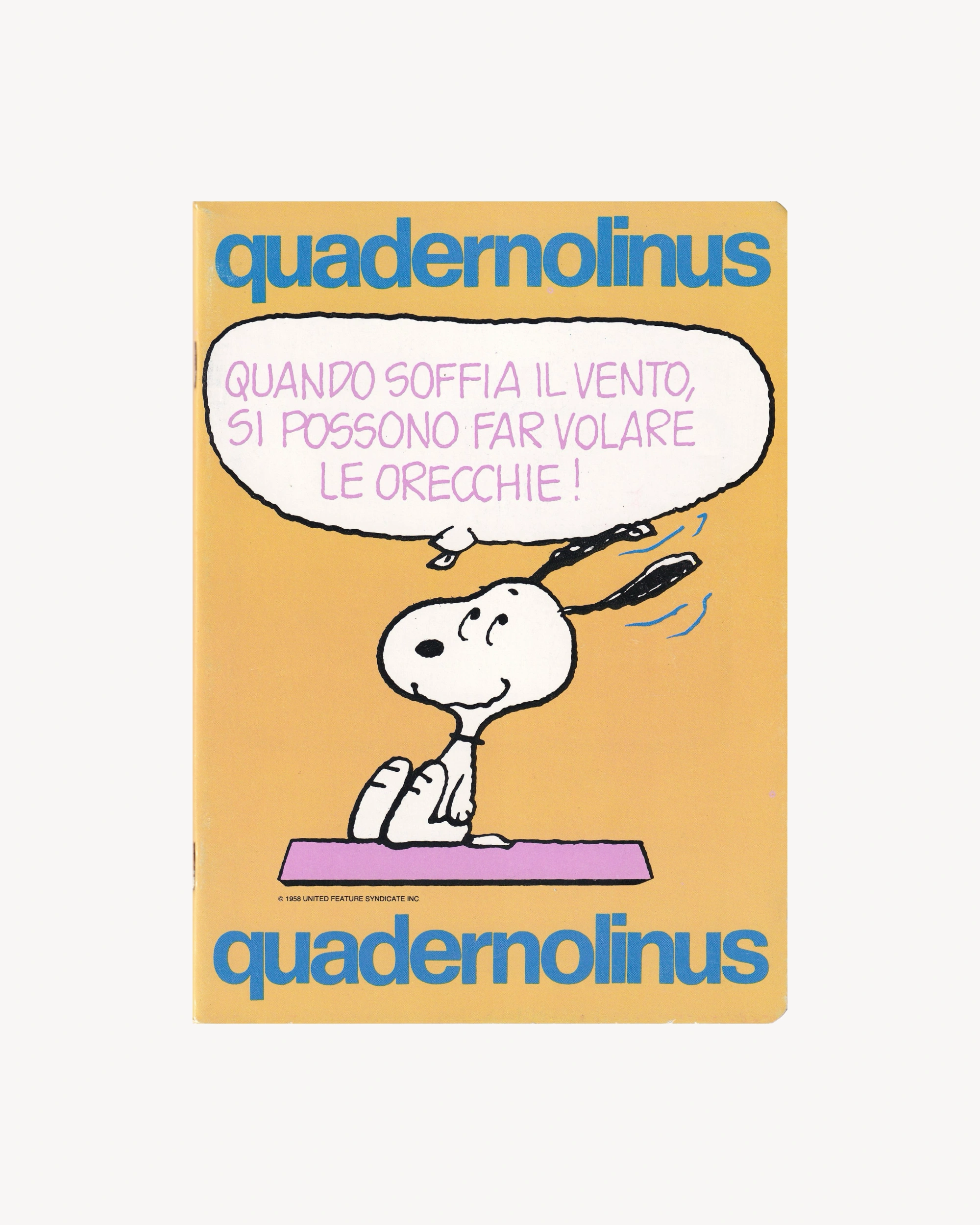 Quadernolinus "Snoopy" 1985