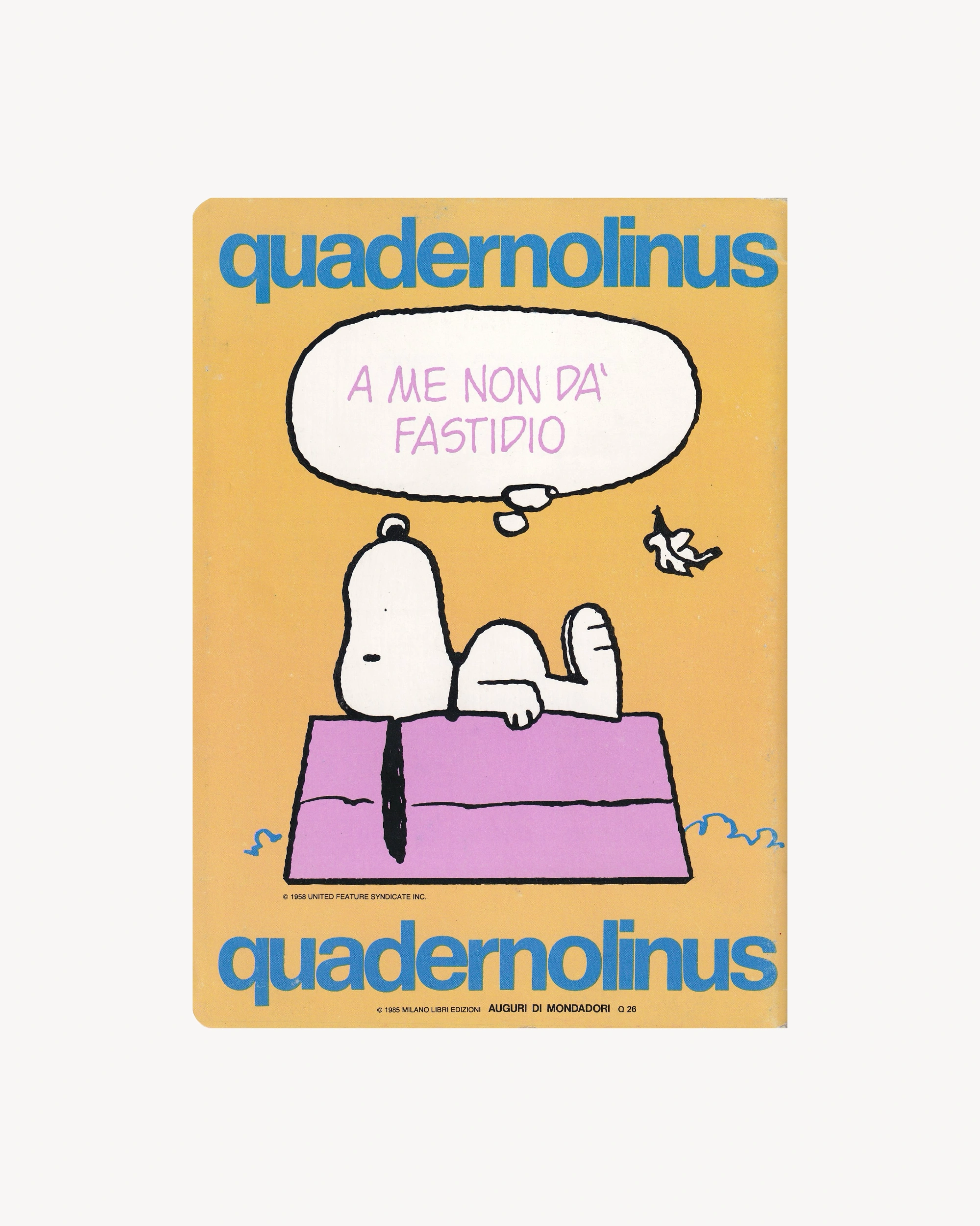 Quadernolinus "Snoopy" 1985