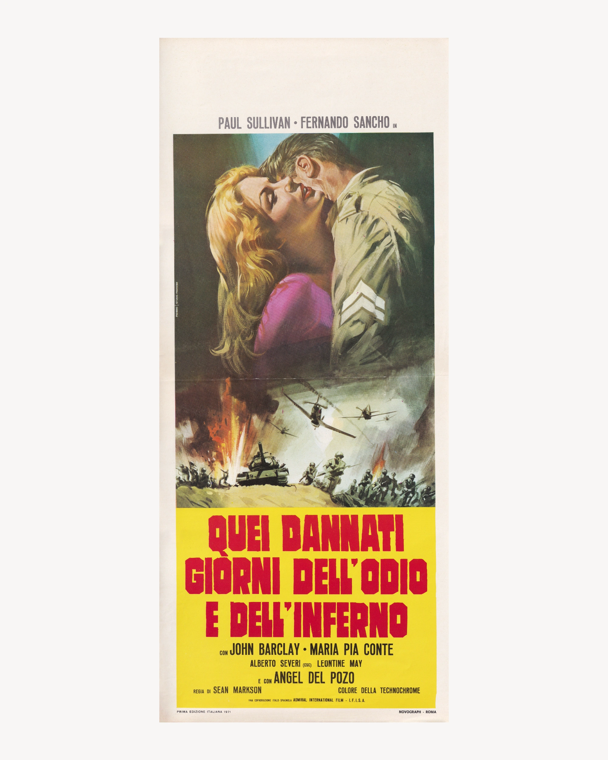 Quei Dannati giorni dell’Odio e dell’Inferno Cinema Posters Props!