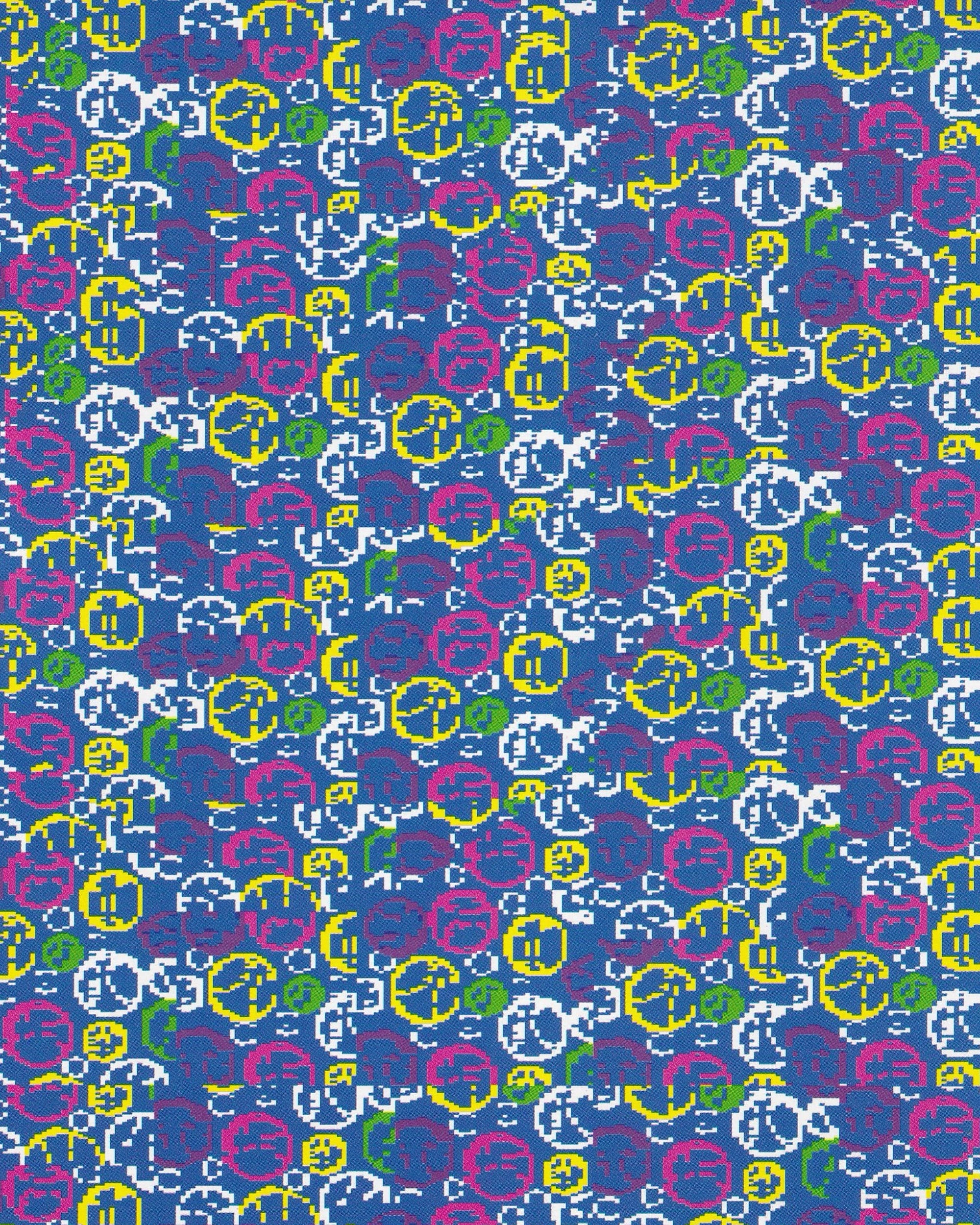 Random-Dot 2 stereogram - Jpn Old Books Sunny