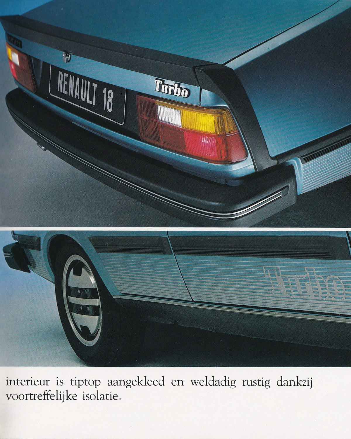 Renault 18 Turbo Catalogue Catalogues Renault