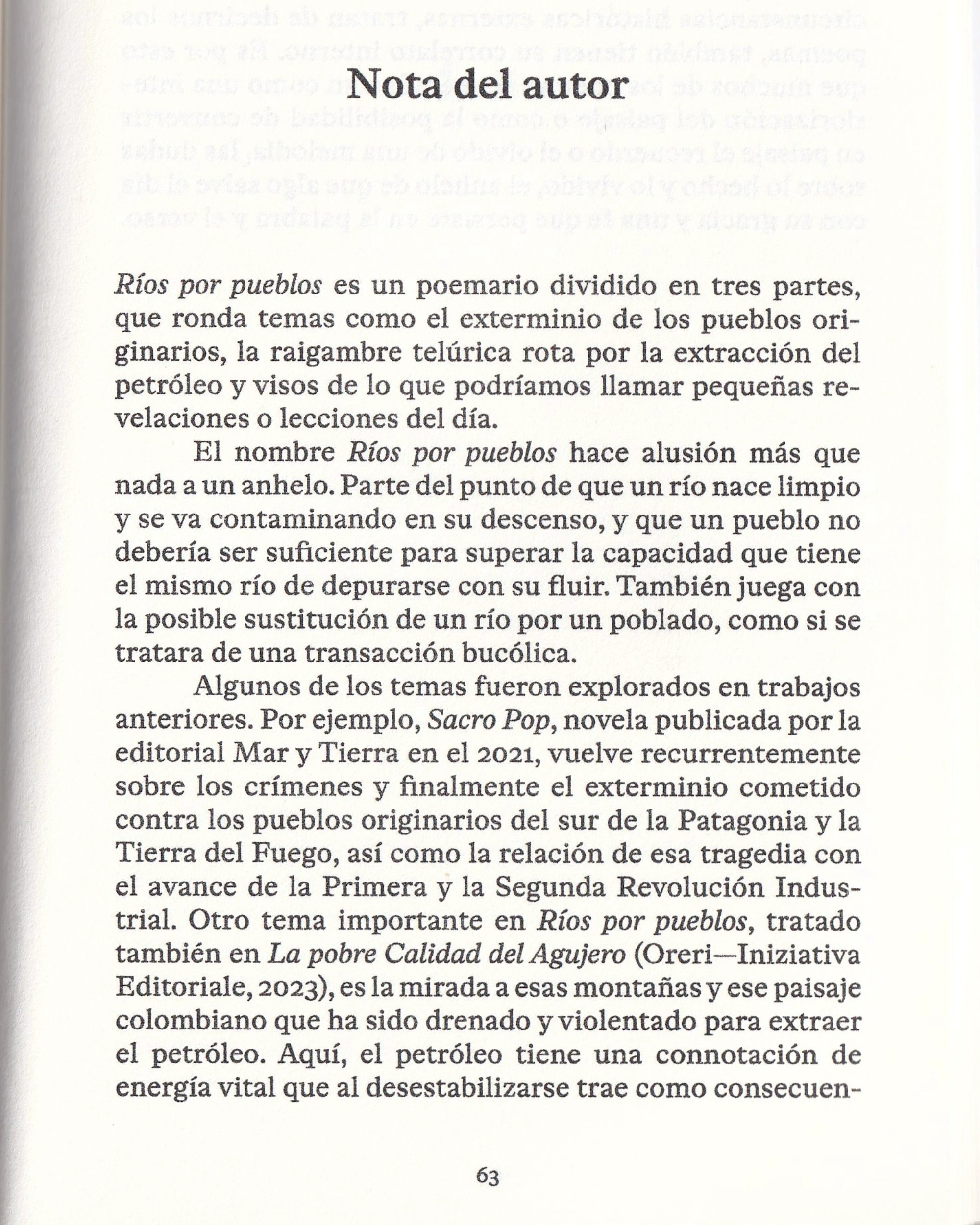 Ríos por Pueblos - Camilo Velásquez
