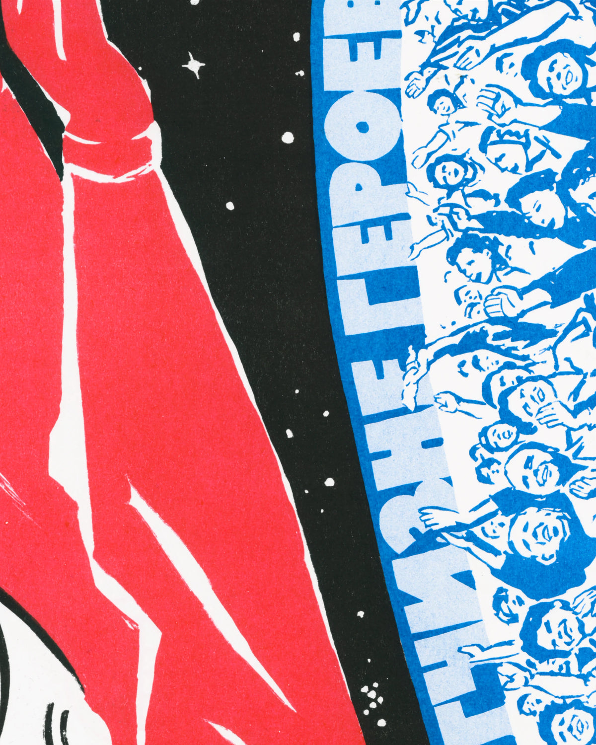 Postcard - S.E.L.A. - “Glory for the Conquers of Space!” Risograph