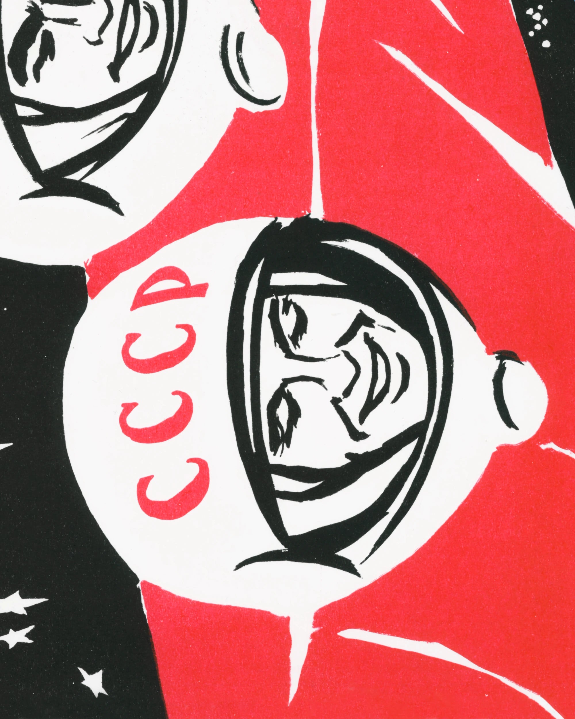 Postcard - S.E.L.A. - “Glory for the Conquers of Space!” Risograph Postcards Props!