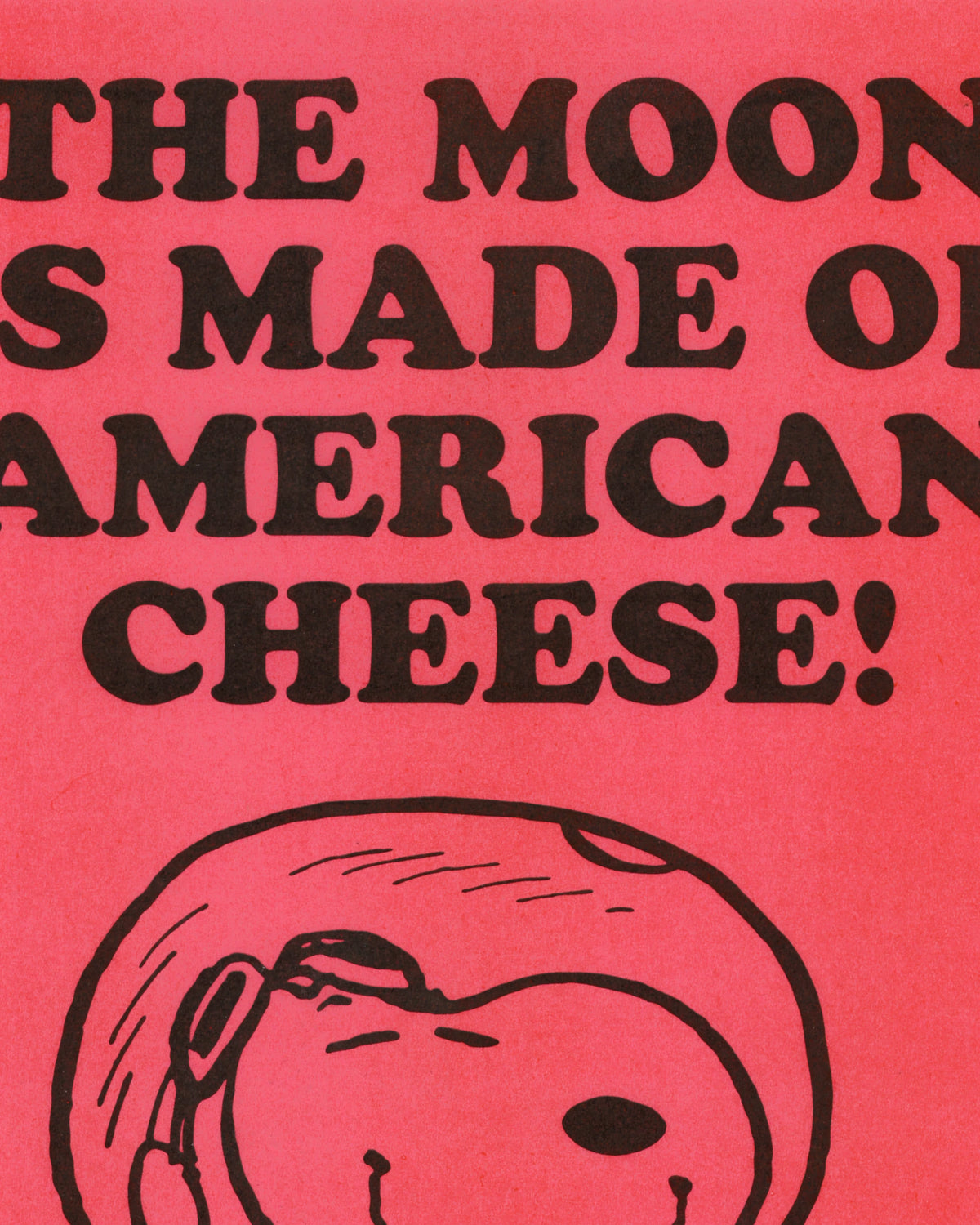Postcard - S.E.L.A. - “Snoopy - American Cheese” Risograph