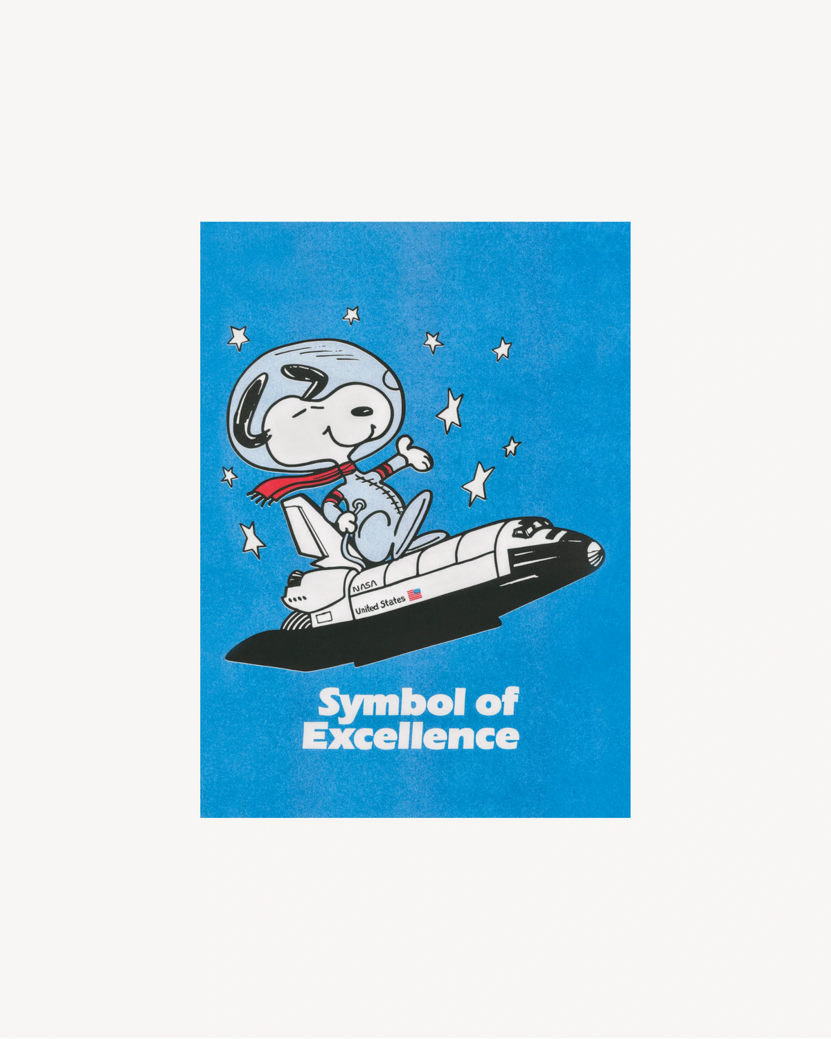 Postcard - S.E.L.A. - “Snoopy - Symbol of Excellence” Risograph