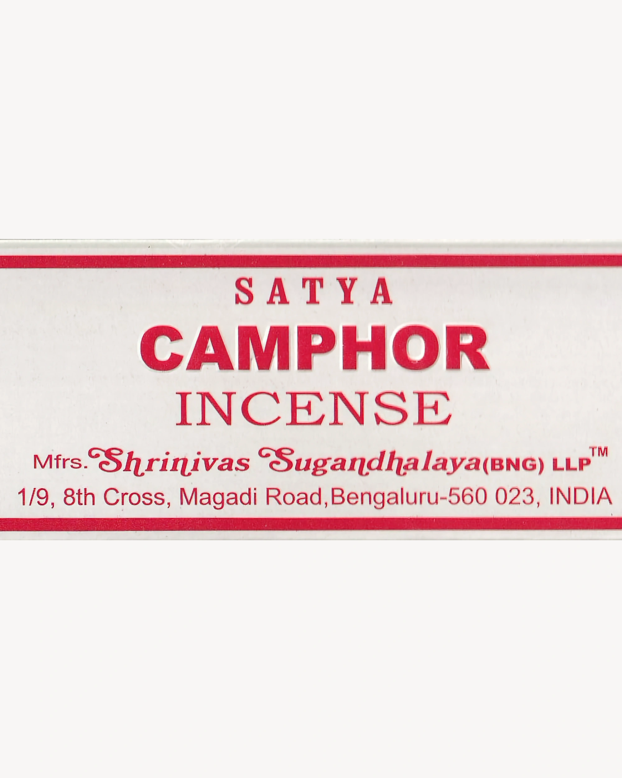 Satya 15g - Camphor Incense Satya