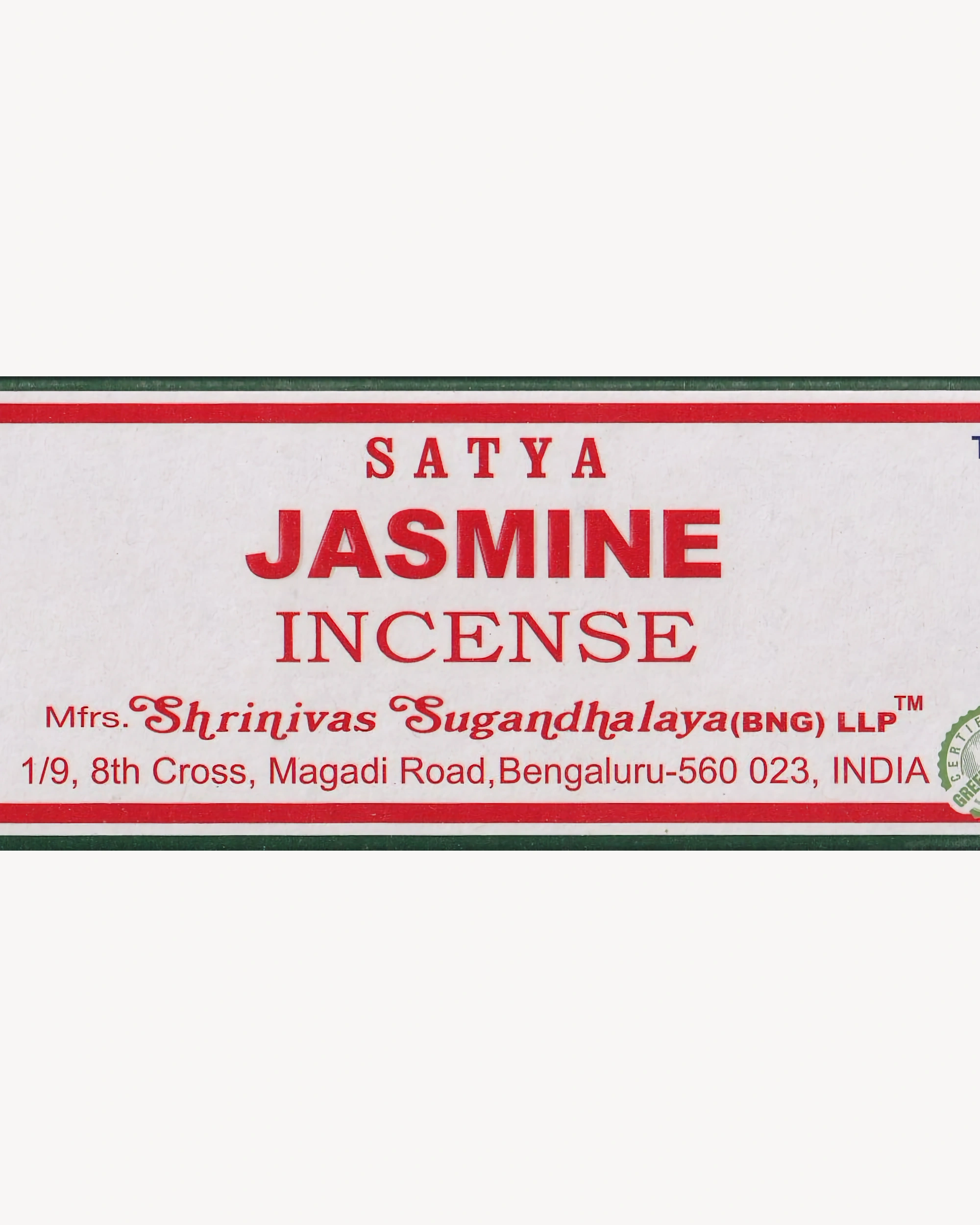 Satya 15g - Jasmine Incense Satya