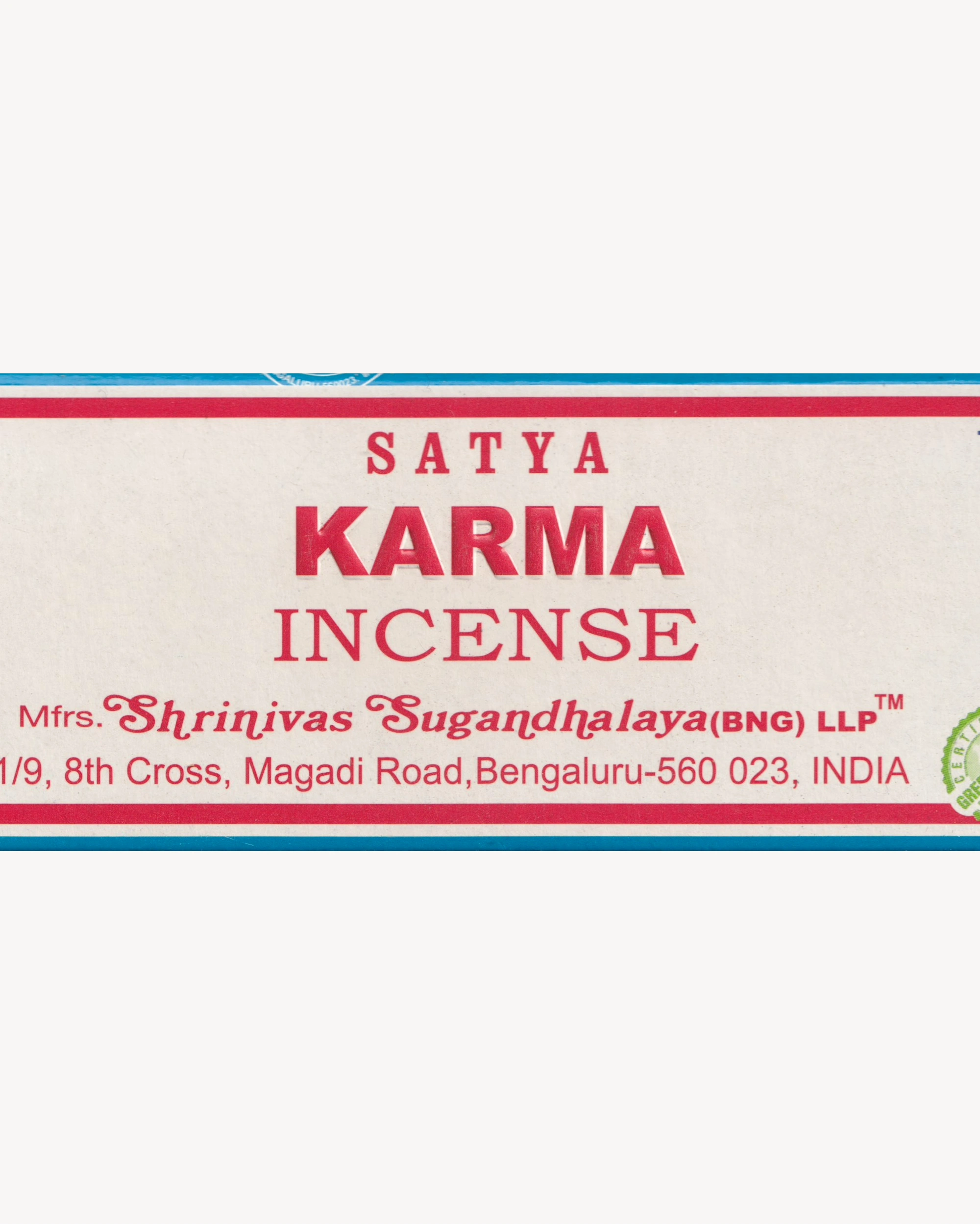 Satya 15g - Karma Incense Satya