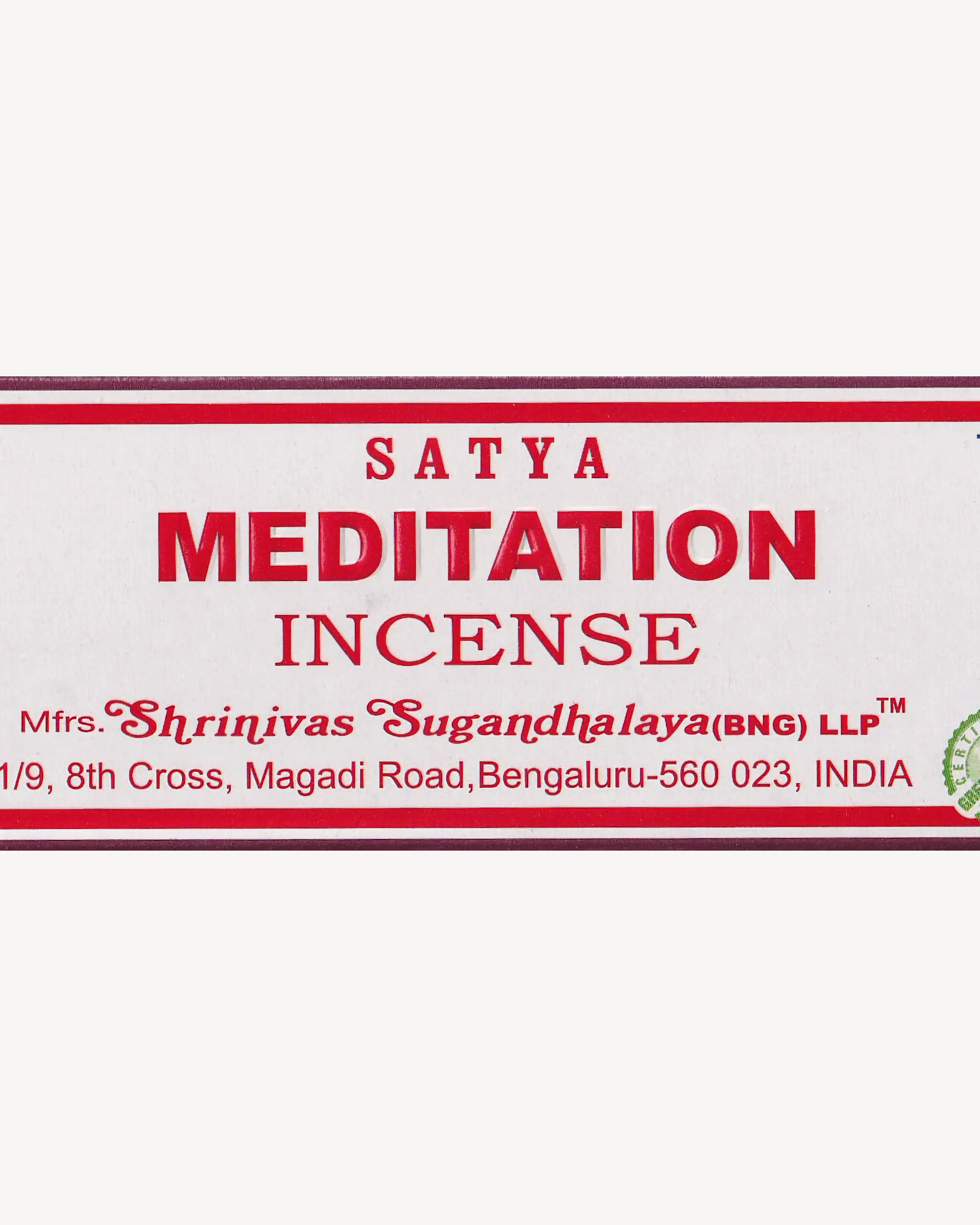 Satya 15g - Meditation Incense Satya