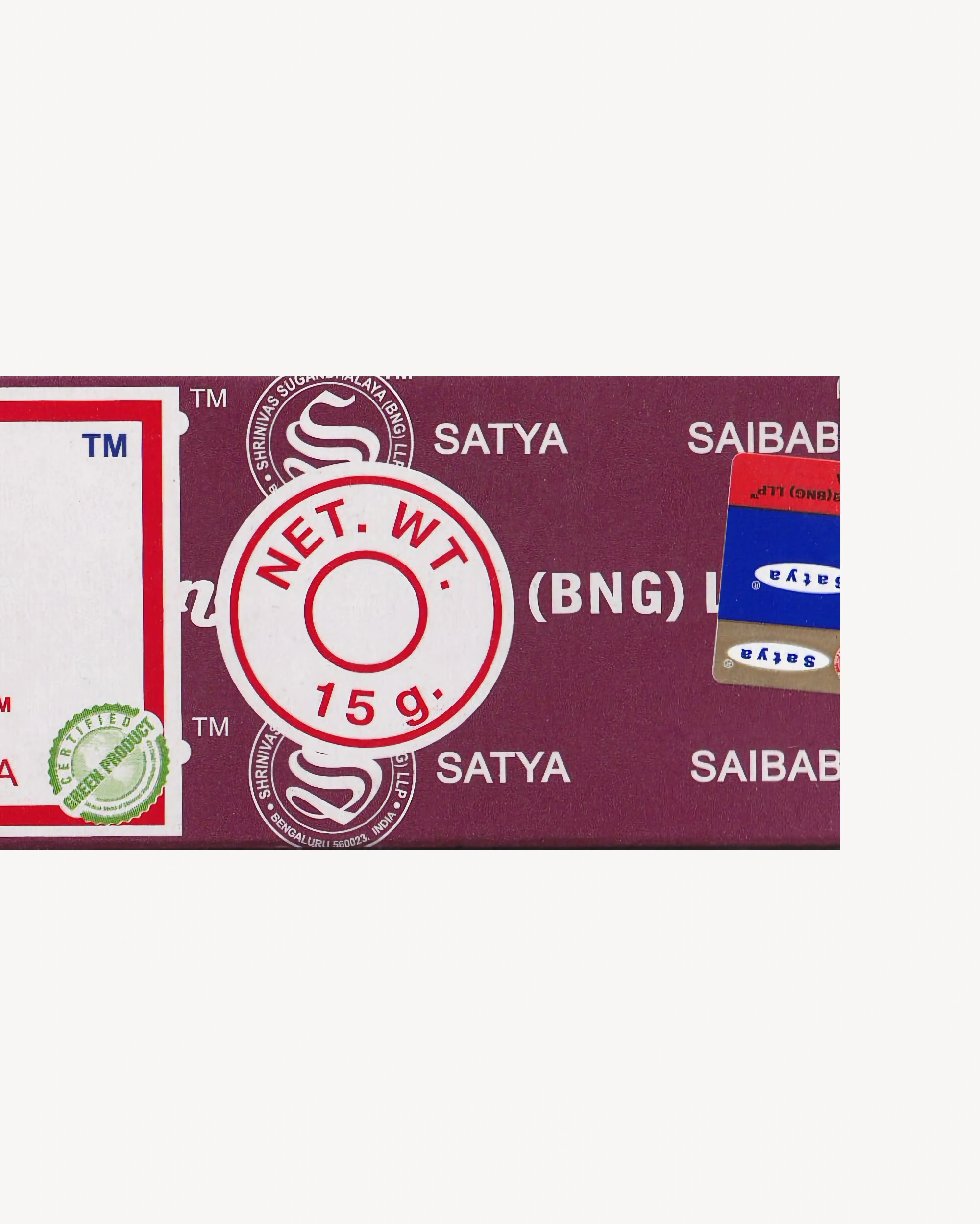 Satya 15g - Meditation Incense Satya