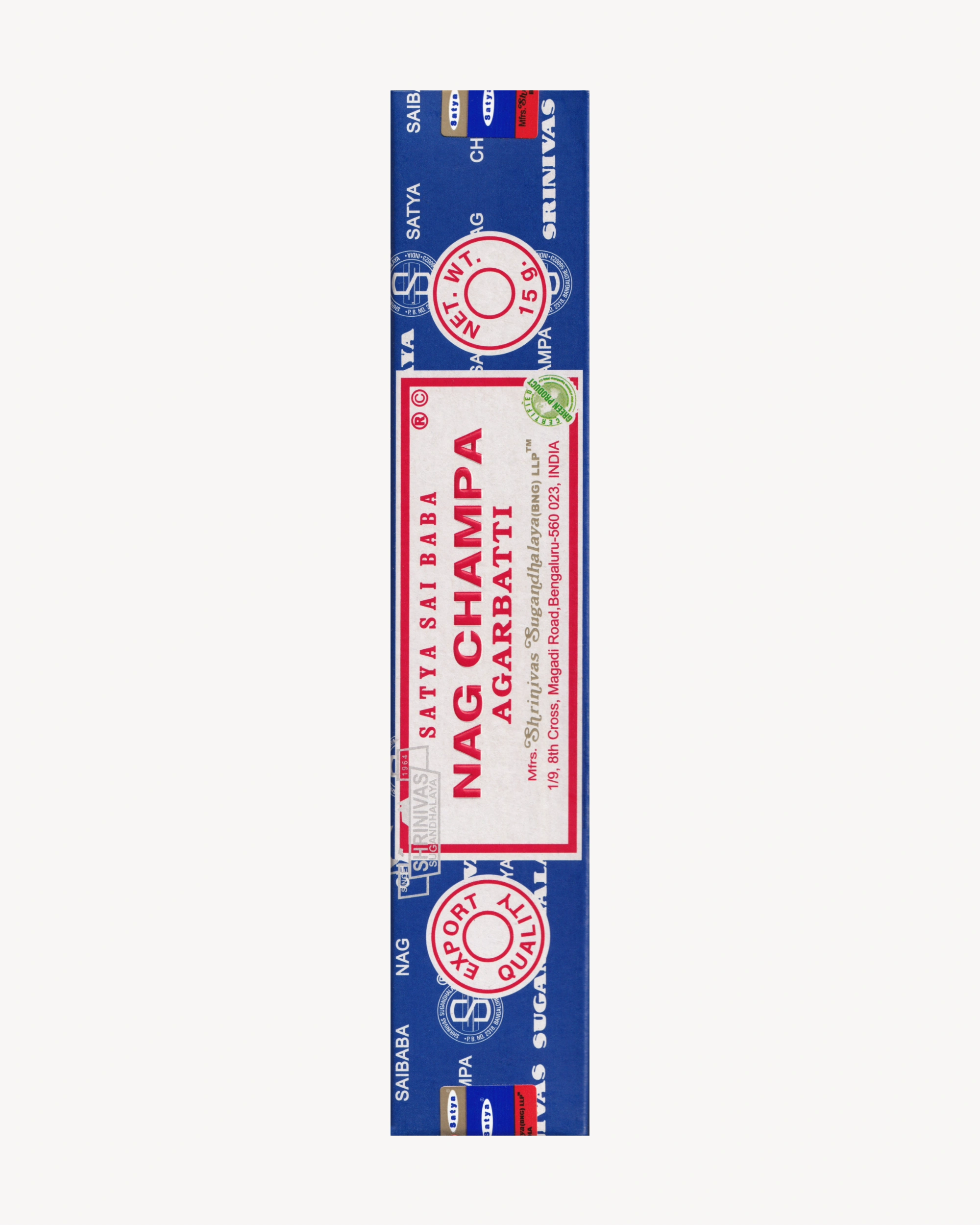 Satya 15g - Nag Champa Incense Satya