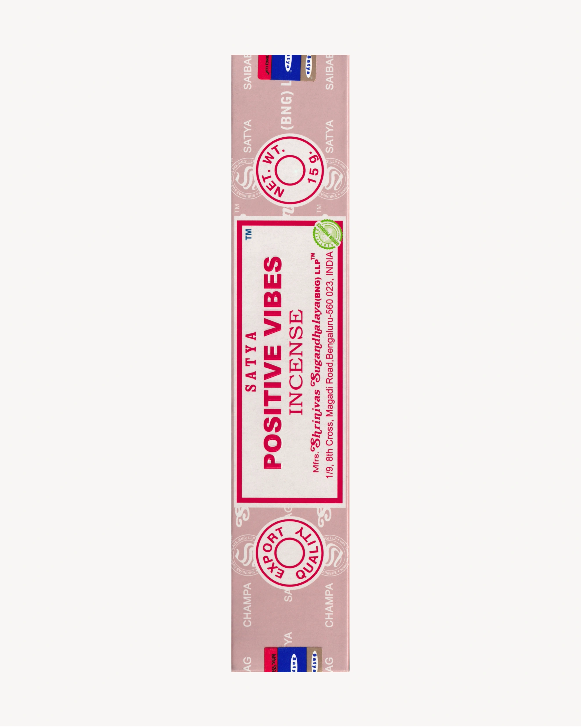 Satya 15g - Positive Vibes Incense Satya
