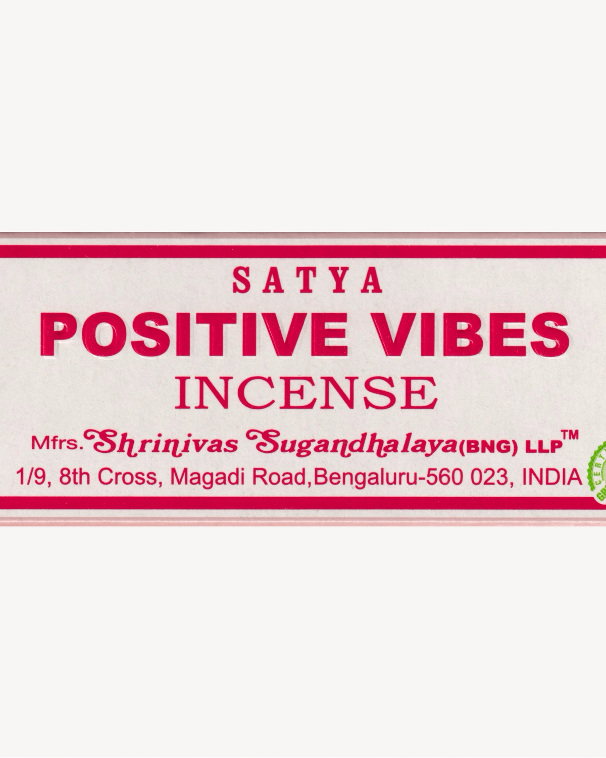 Satya 15g - Positive Vibes